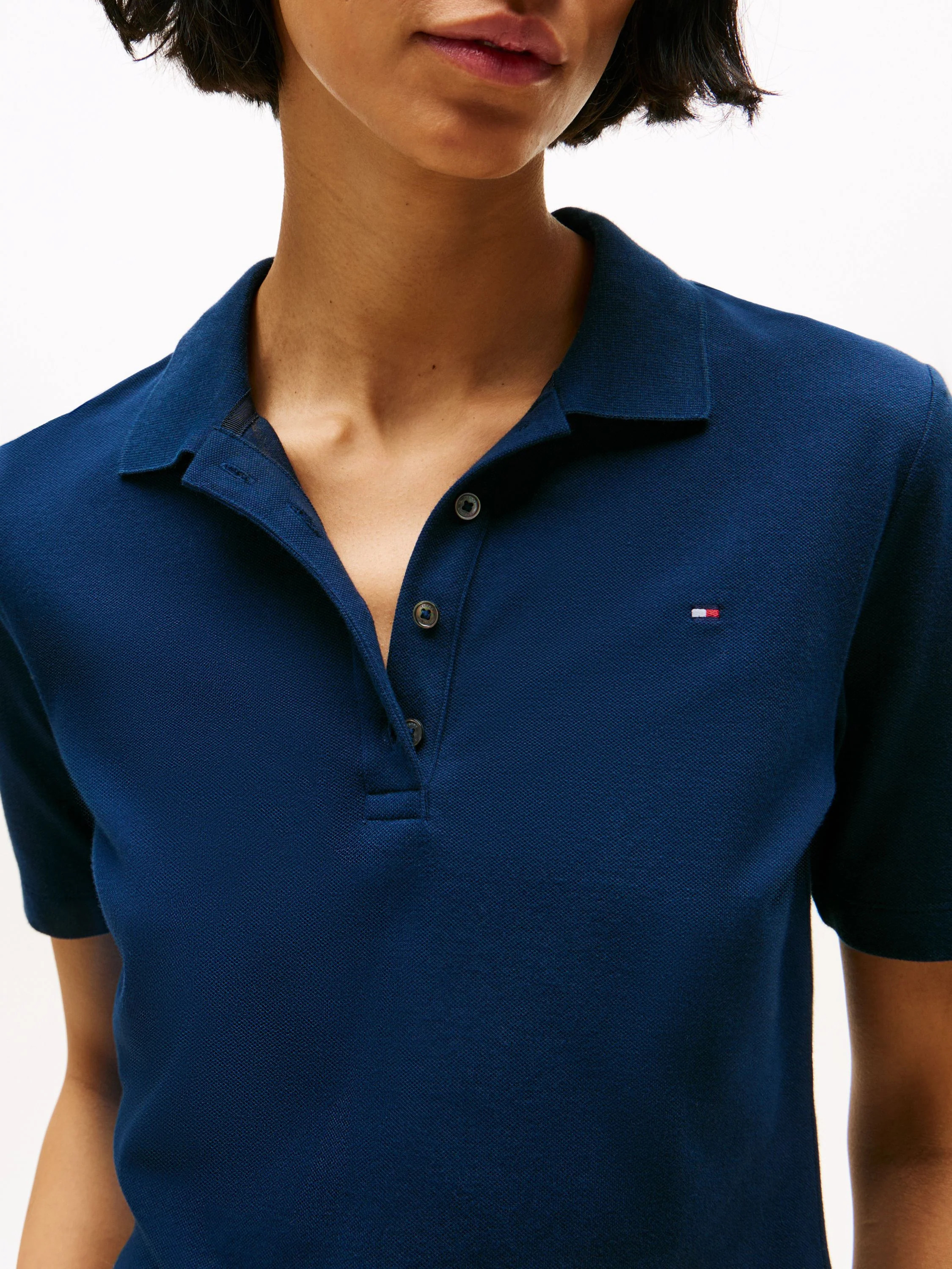 1985 REG PIQUE POLO SS, BLUE - Image 6