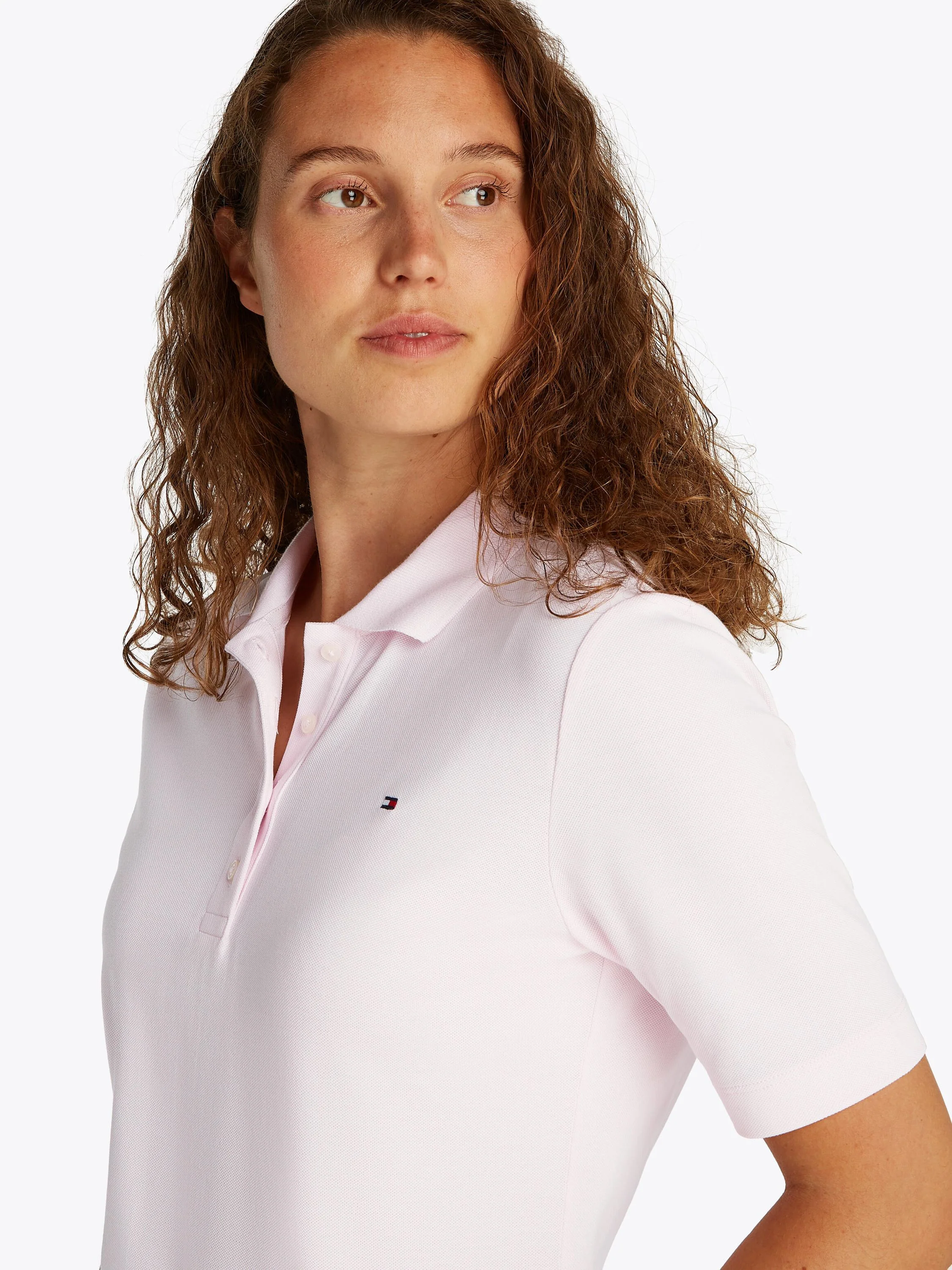 1985 REG PIQUE POLO SS, PINK - Image 5