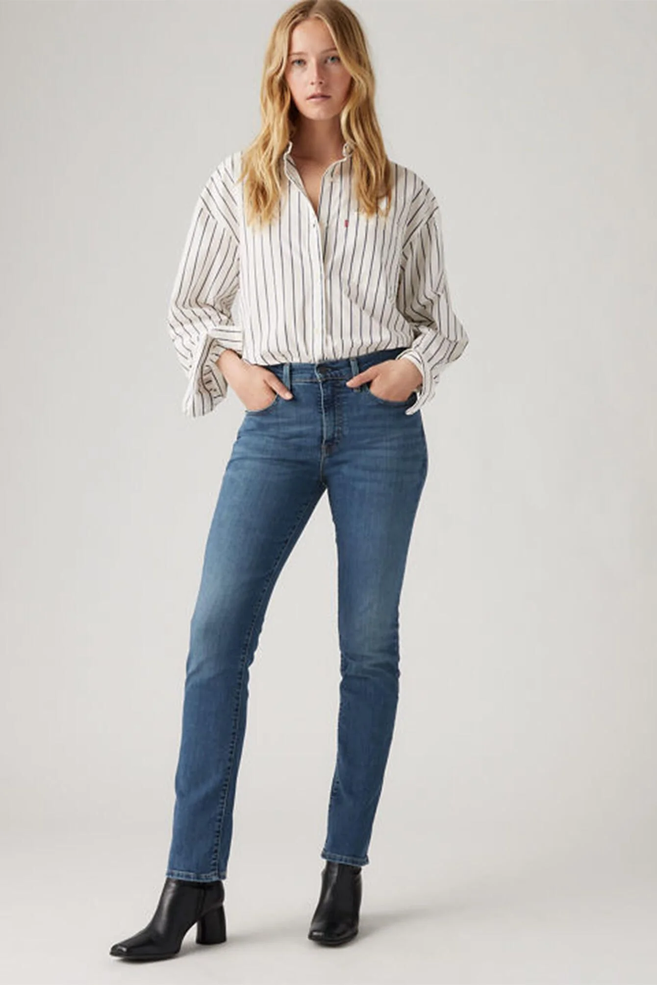 724™ High Rise Straight Jeans - Image 5