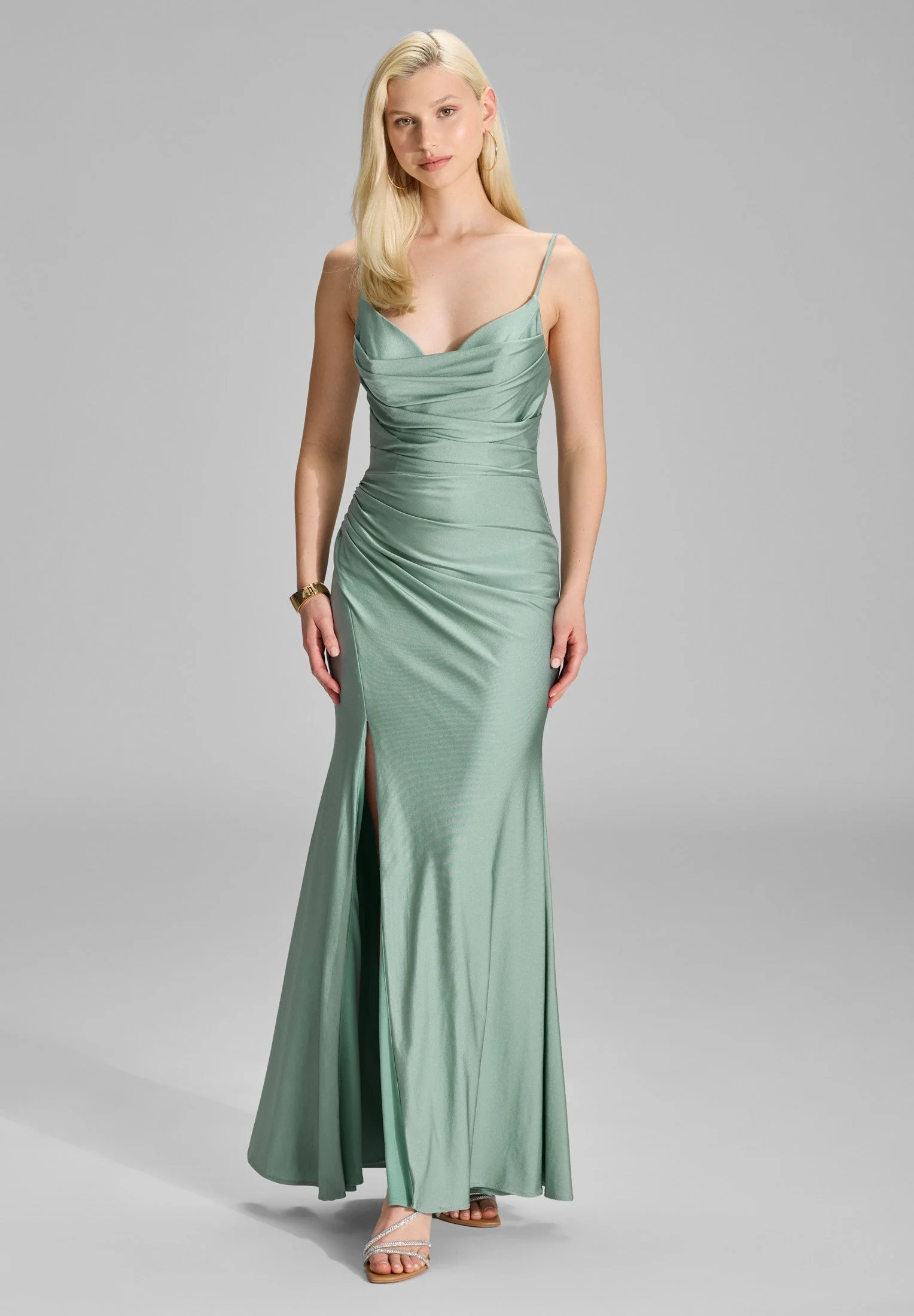 Abendkleid Maxi feinen Raffungen - Image 6