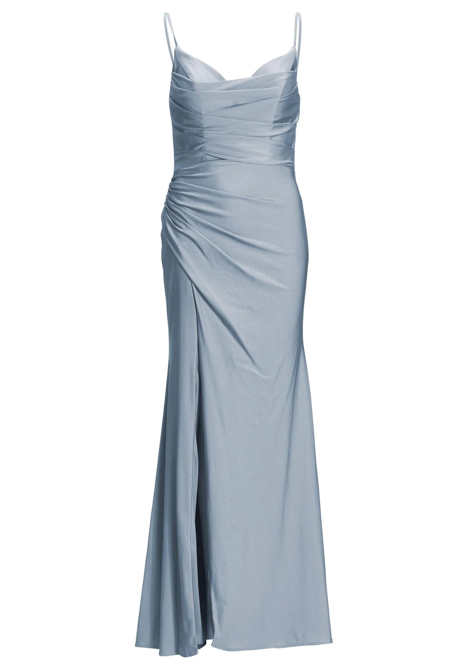 Abendkleid Maxi feinen Raffungen