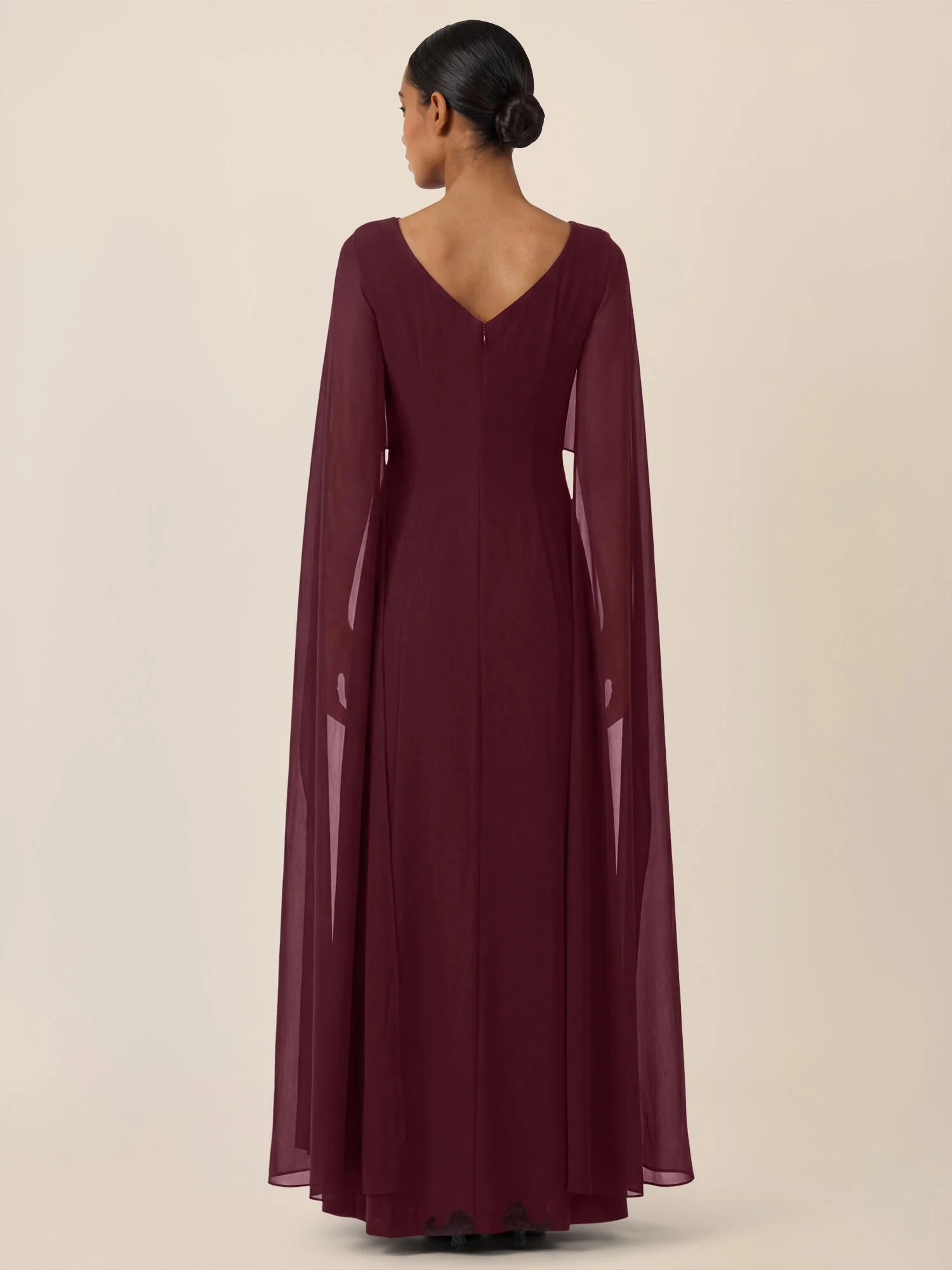 Abendkleid Maxi mit Cape - Image 4