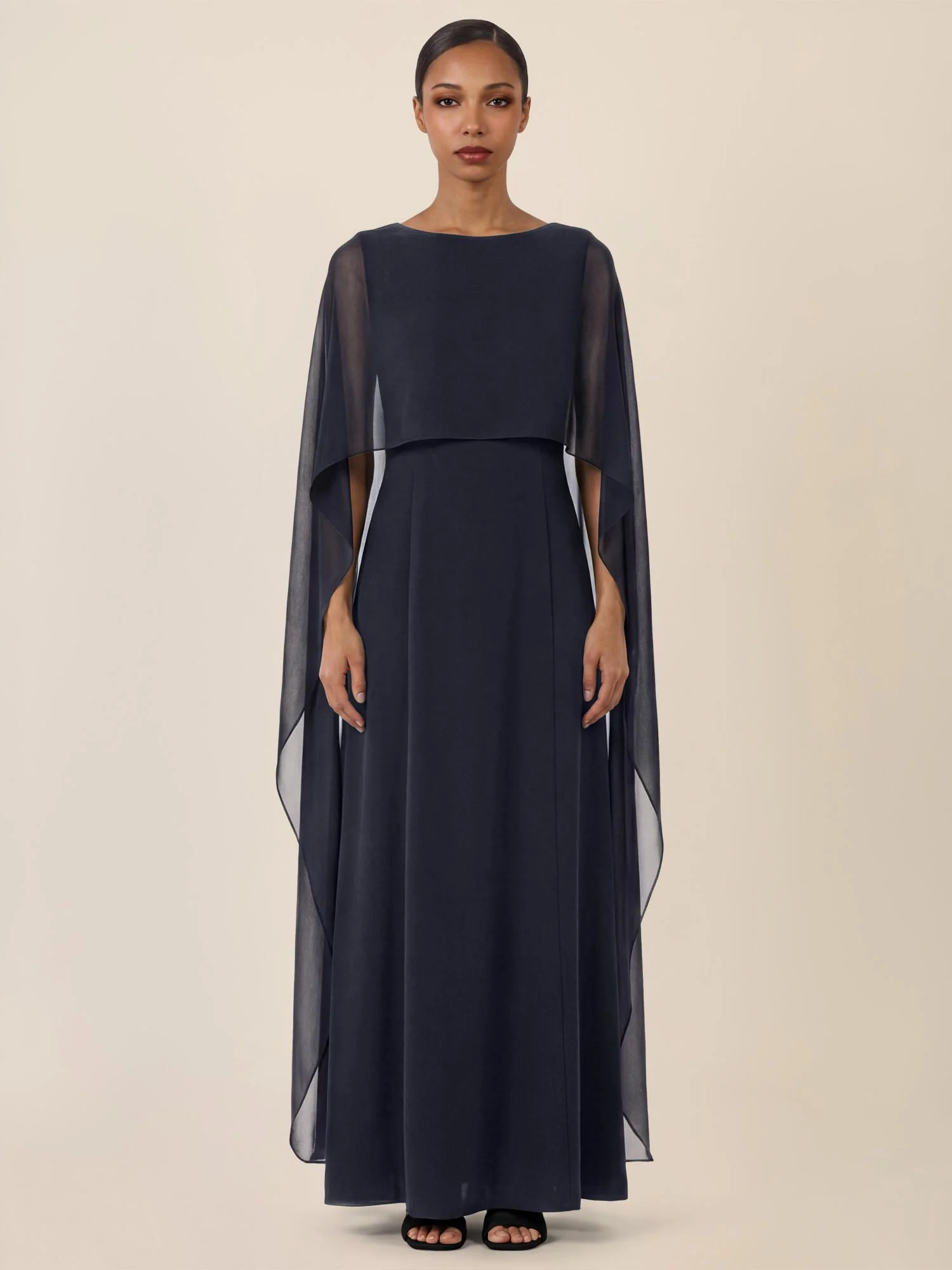 Abendkleid Maxi mit Cape - Image 2