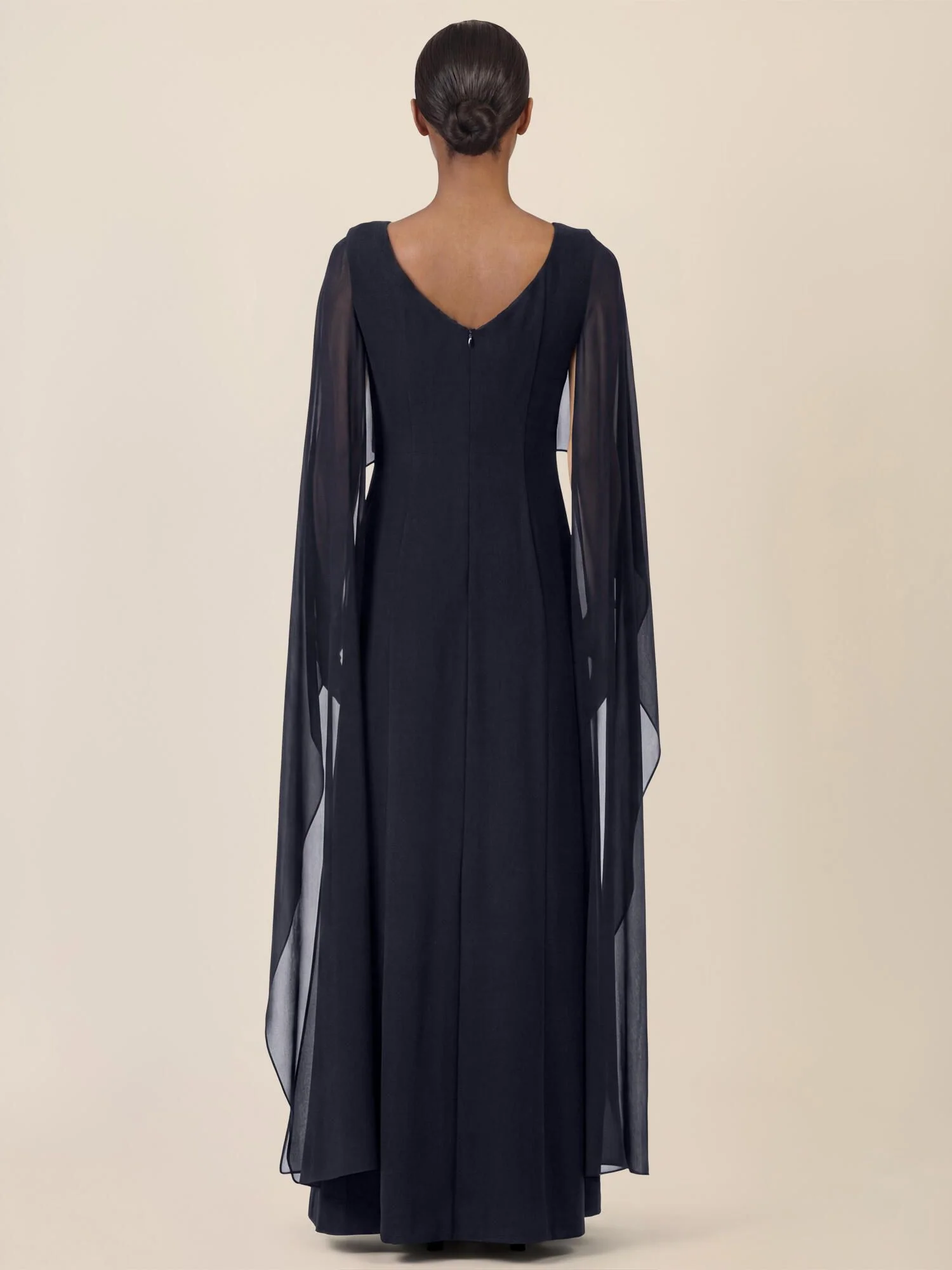 Abendkleid Maxi mit Cape - Image 4