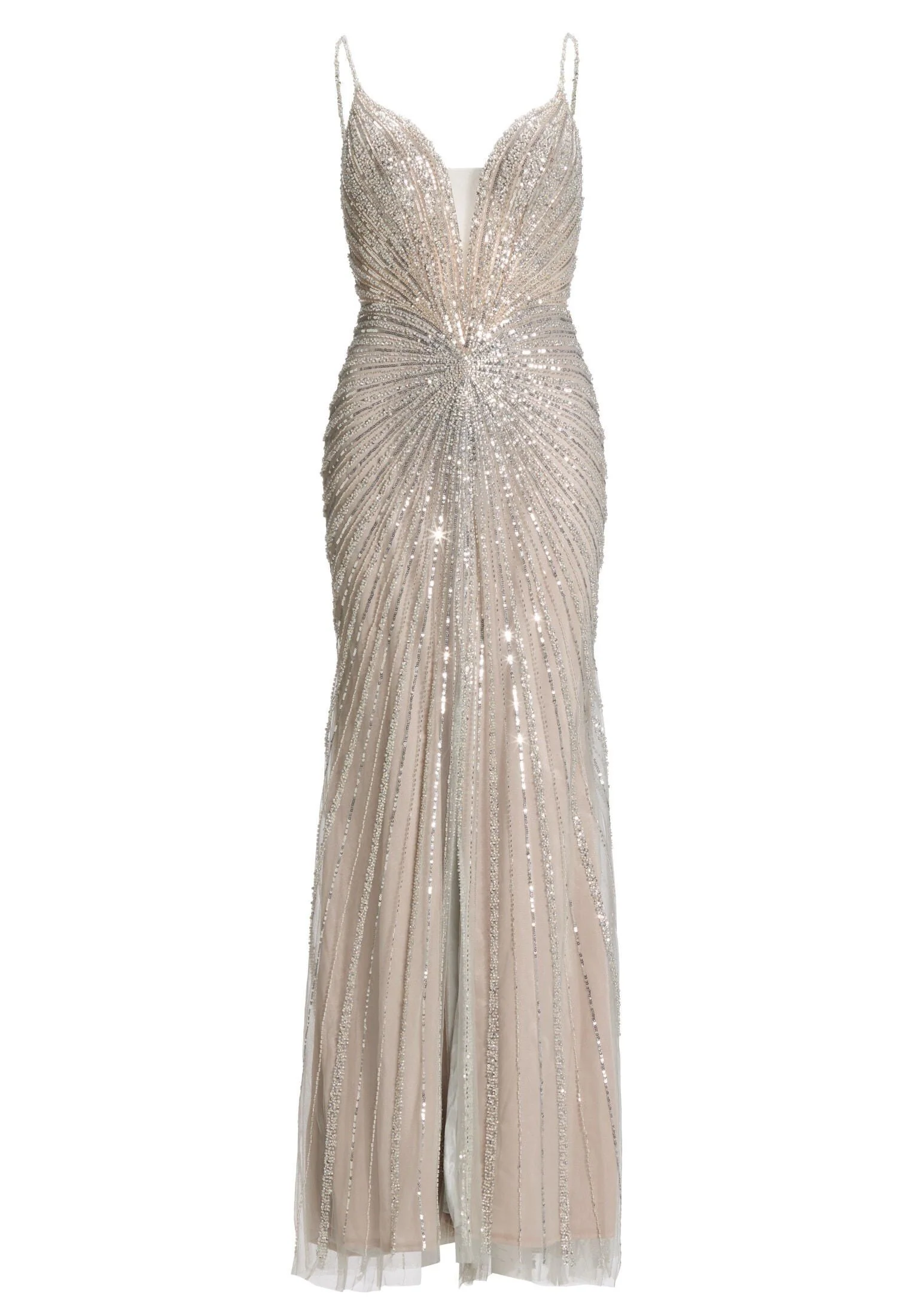 Abendkleid Maxi mit Pailletten