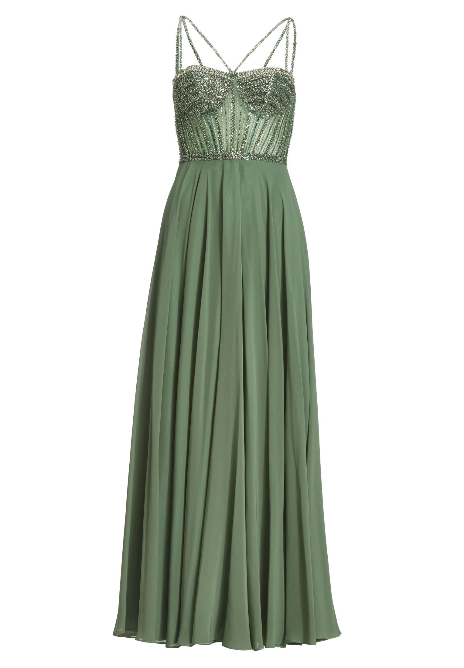 Abendkleid Maxi mit See-Through-Look