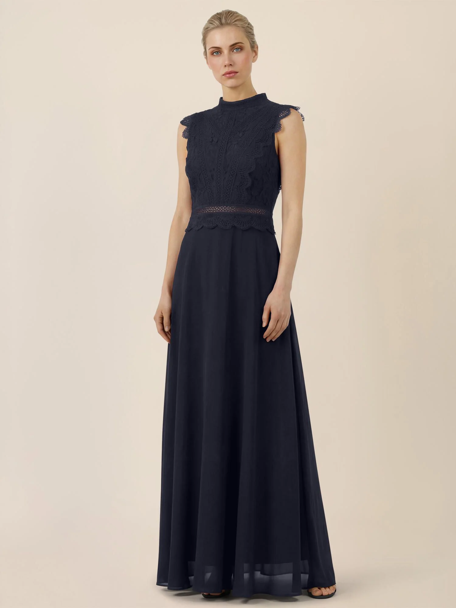 Abendkleid Maxi mit Spitze - Image 3