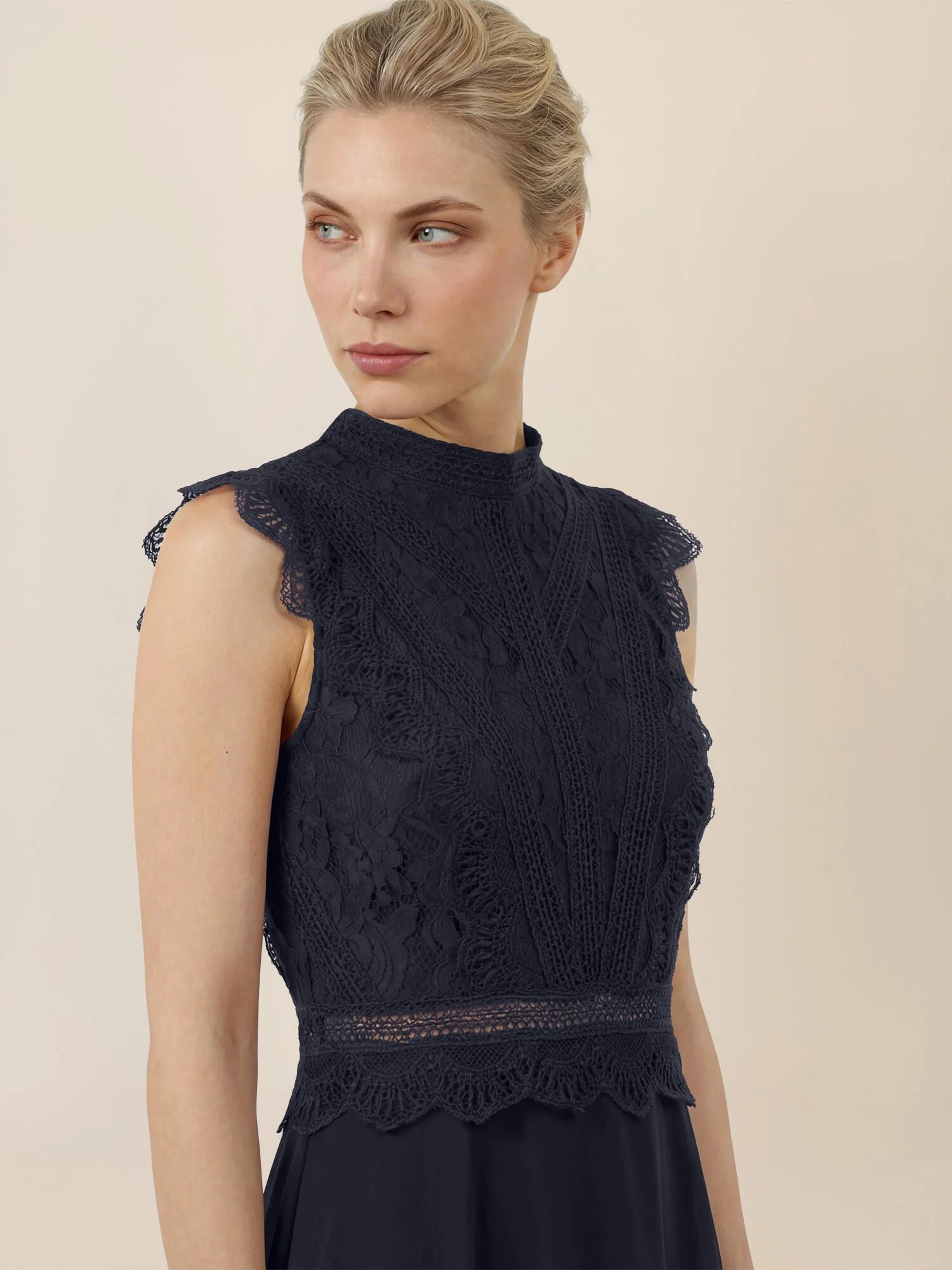 Abendkleid Maxi mit Spitze - Image 5