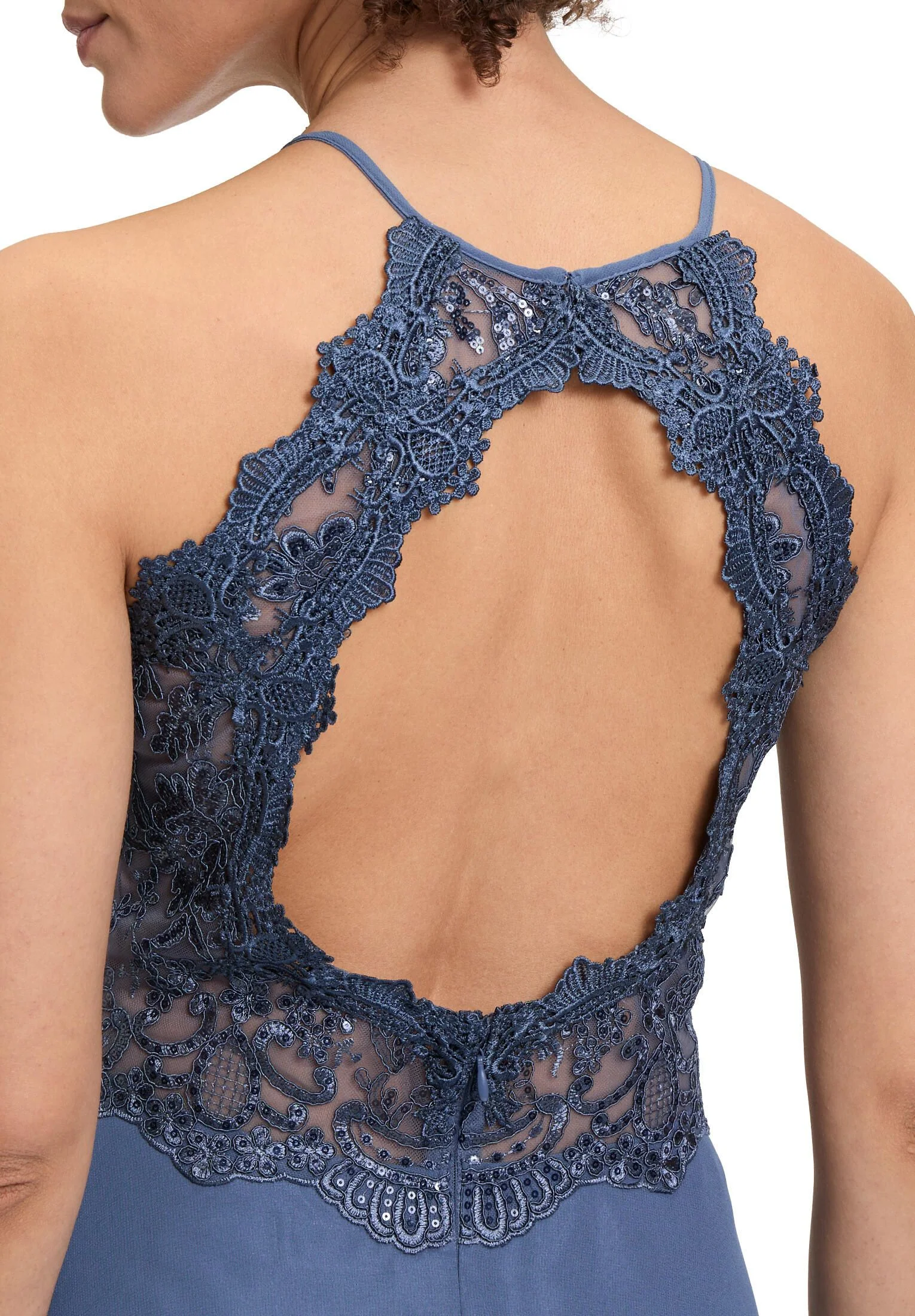Abendkleid Maxi mit Spitzen-Details - Image 6