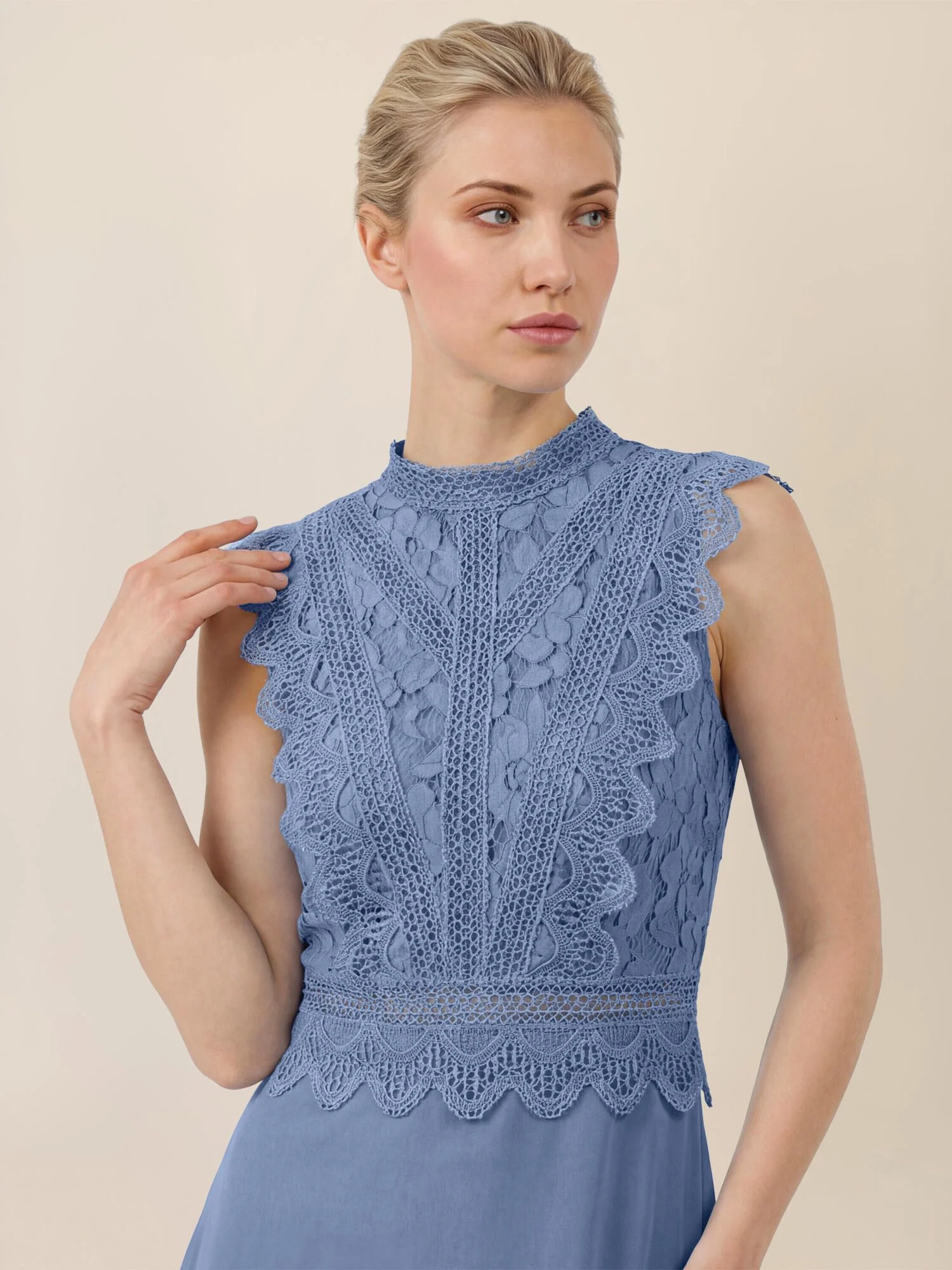 Abendkleid Maxi mit Stehkragen - Image 4