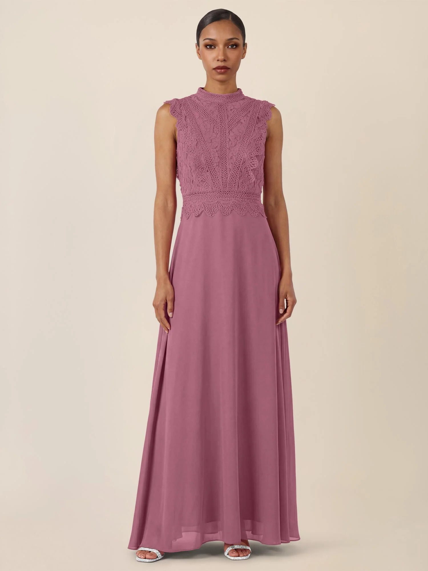 Abendkleid Maxi mit Stehkragen - Image 2
