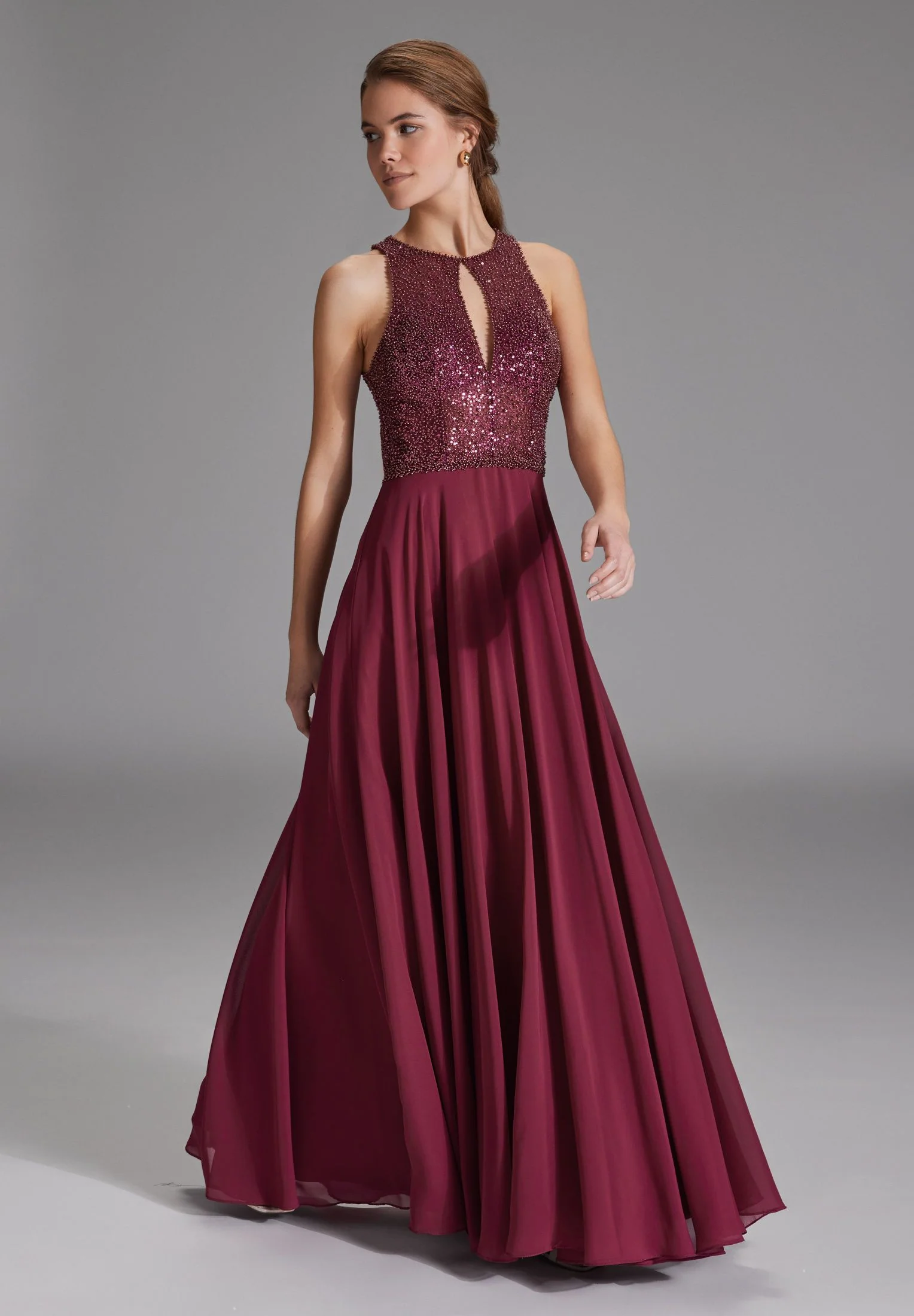 Abendkleid Maxi mit Stickerei - Image 6