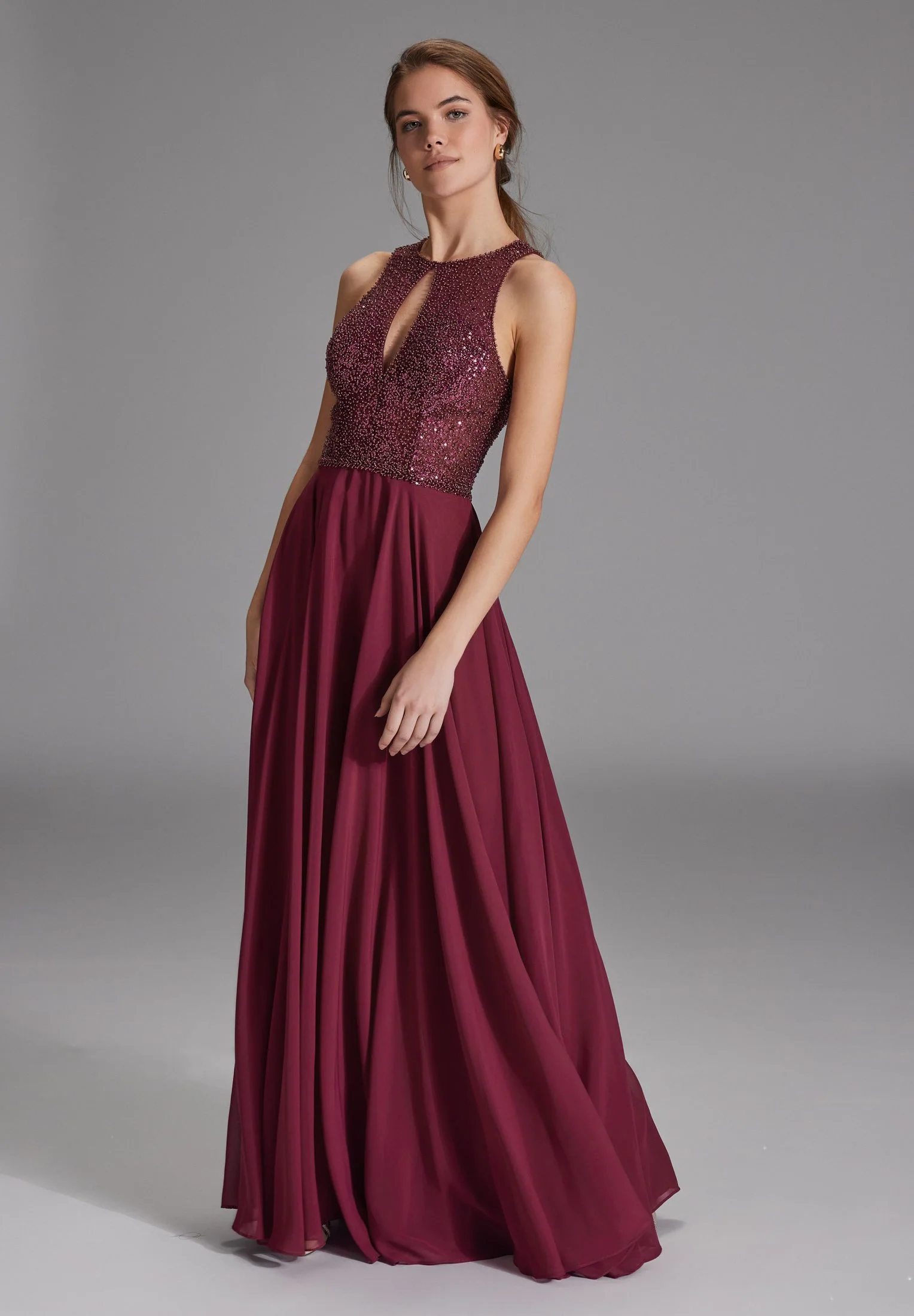 Abendkleid Maxi mit Stickerei - Image 9