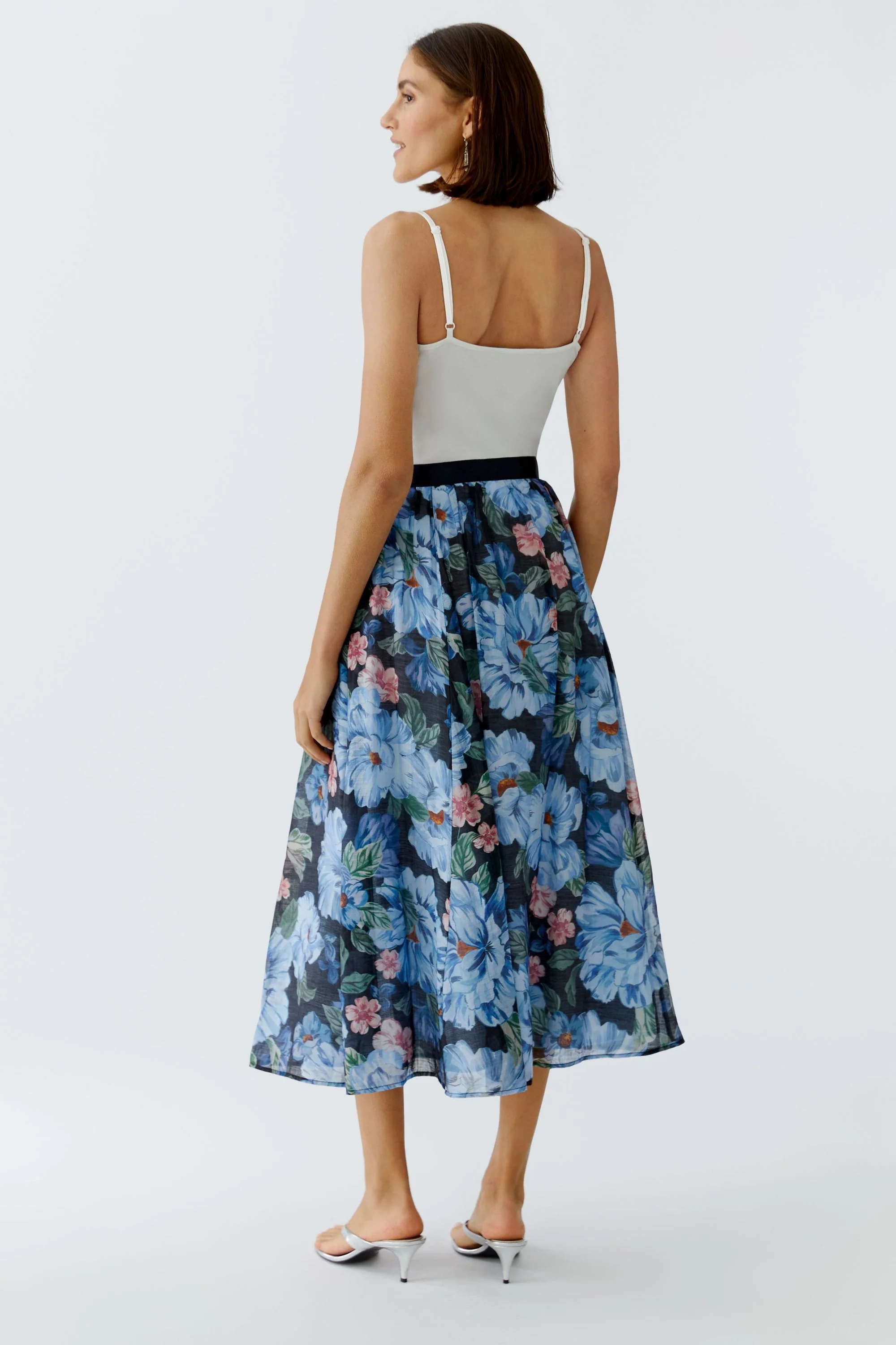 Ausgesteller Rock Midi floral - Image 3
