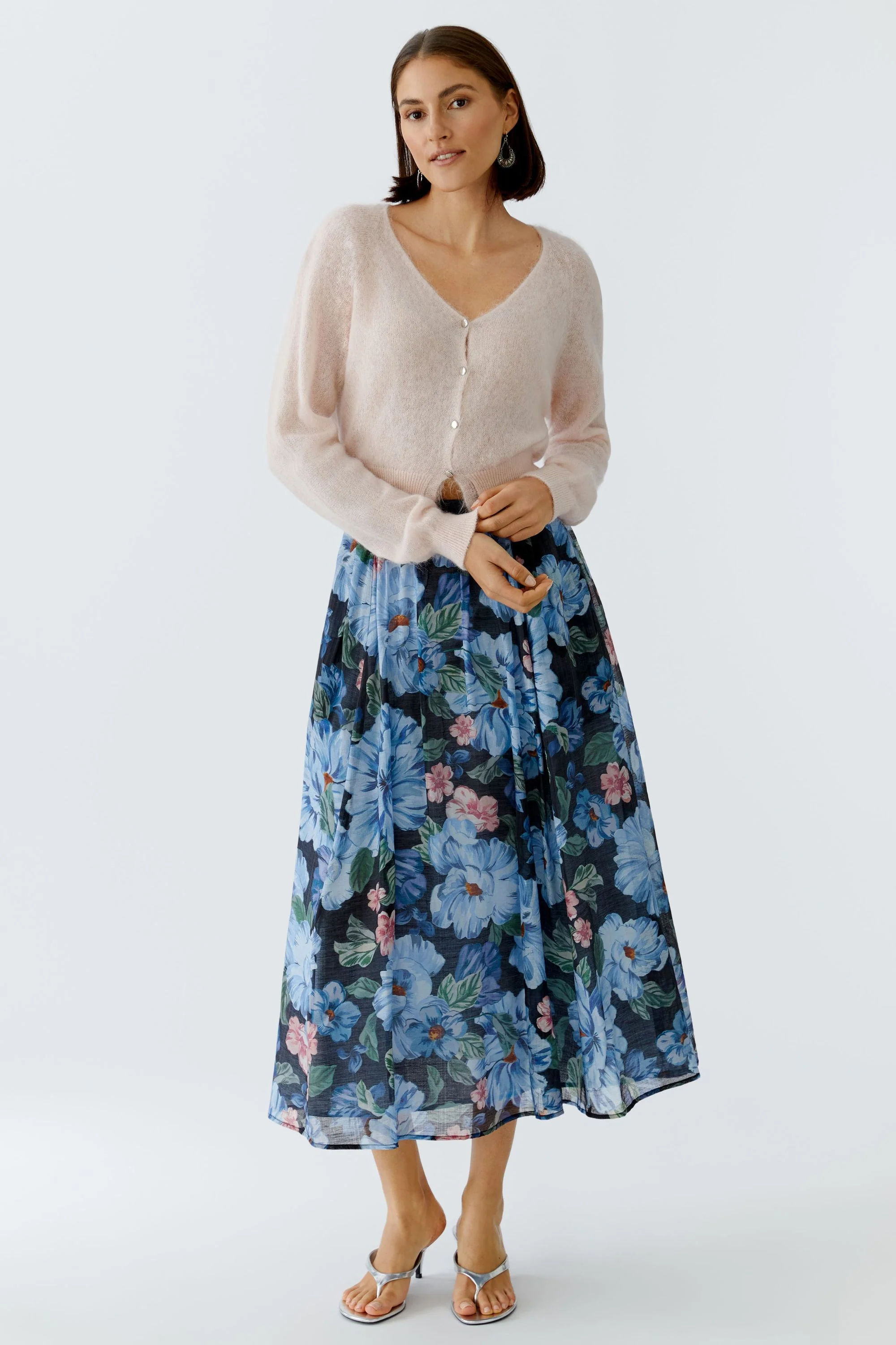 Ausgesteller Rock Midi floral - Image 7