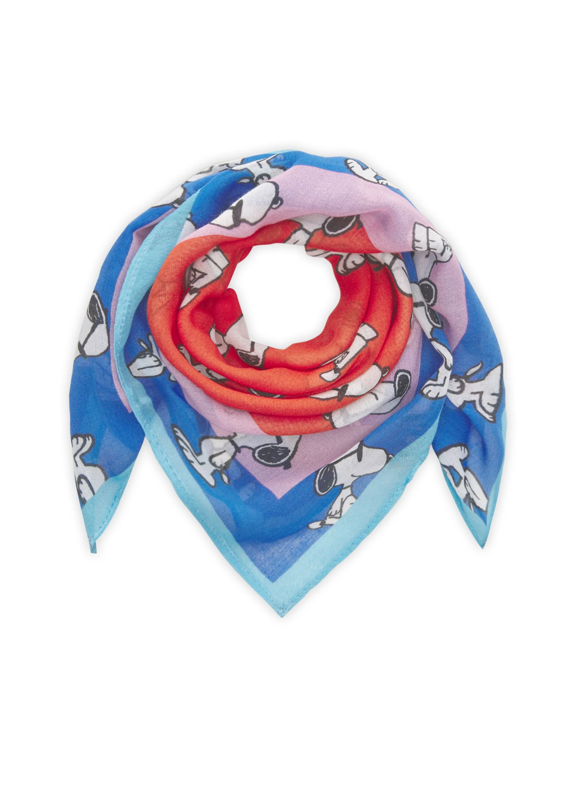 Bandana aus Modalmix mit Snoopy-Motiven