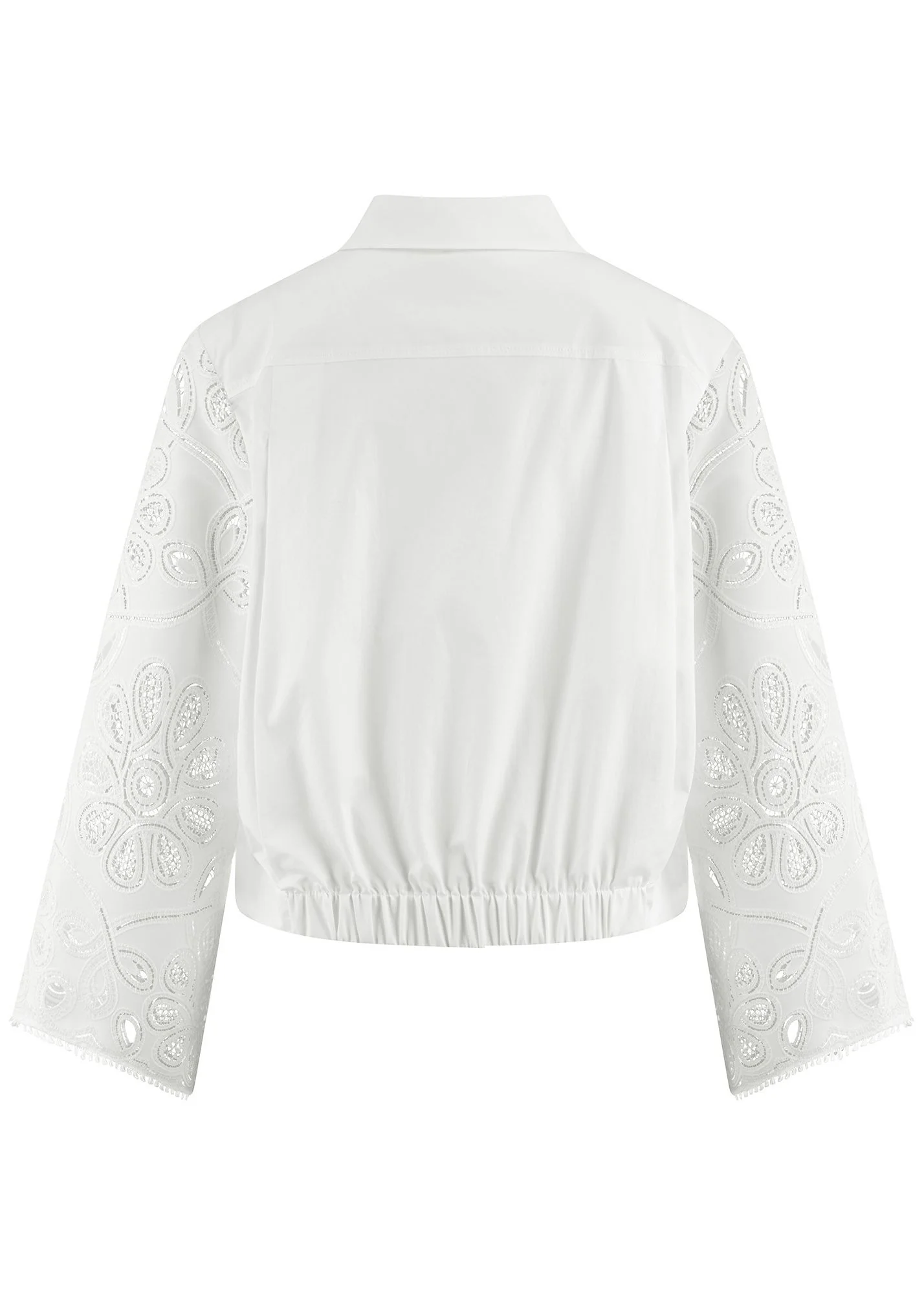 Baumwollbluse mit Spitze - Image 2