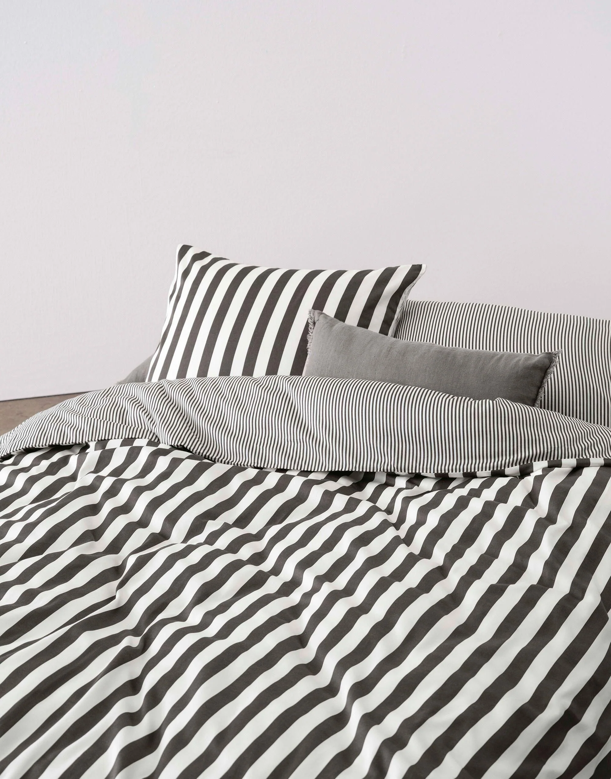Bettwäsche Classic Stripe aus Baumsollsatin - Image 2