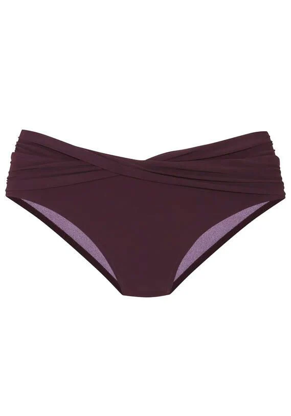 Bikini-Slip mit Umschlag