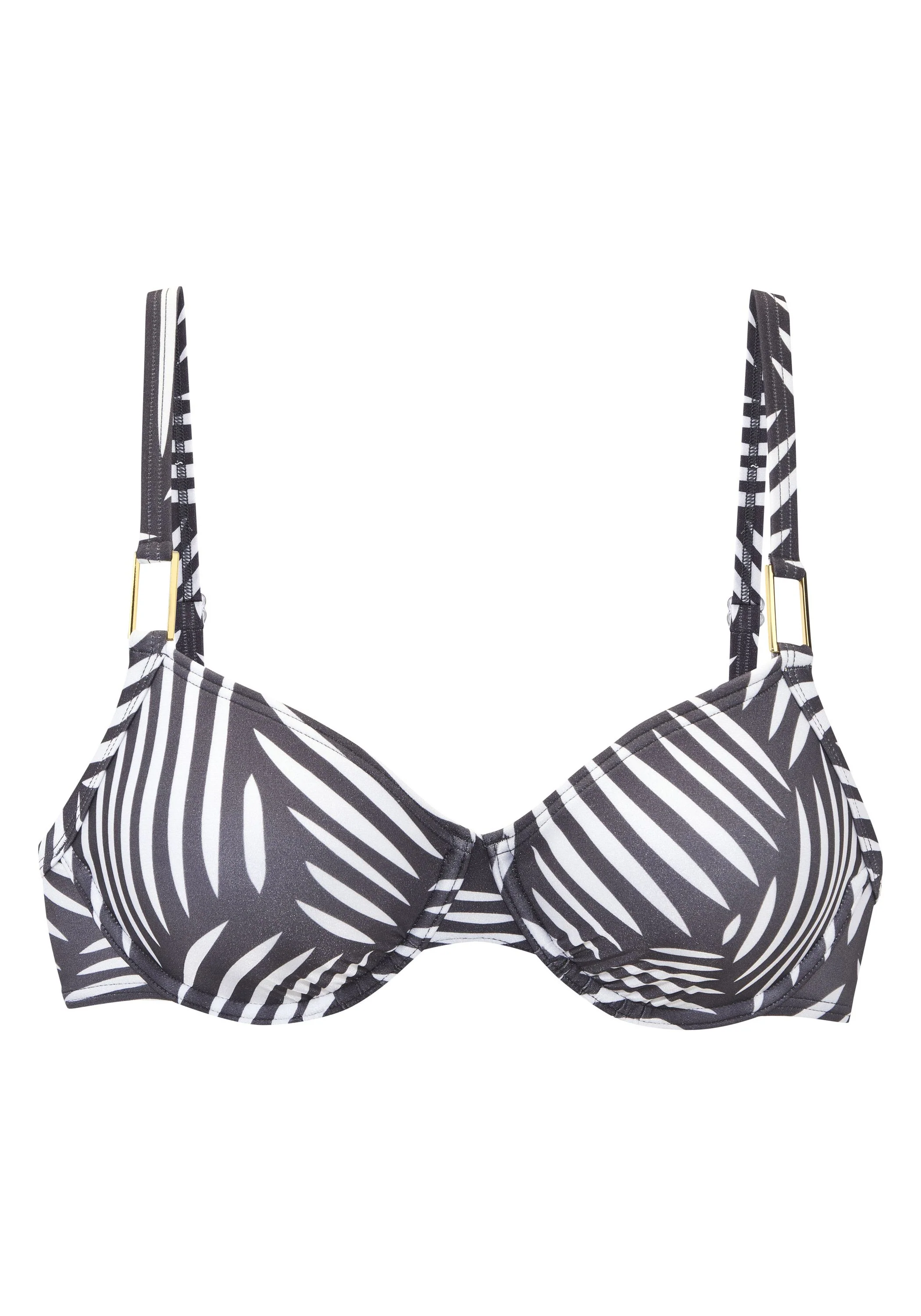 Bikini-Top gemustert mit Bügel