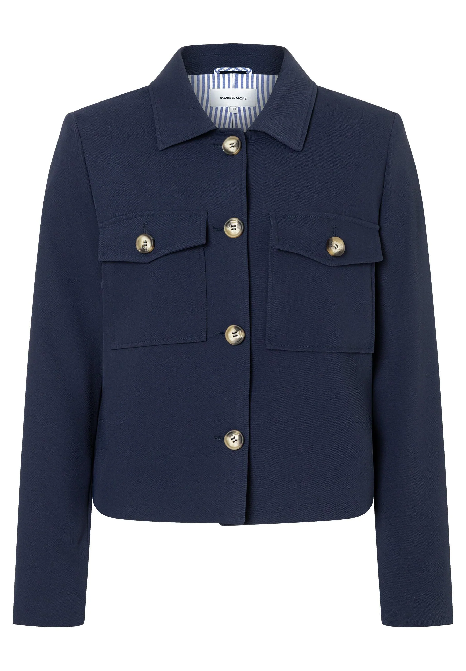 Blazer mit aufgesetzten Taschen