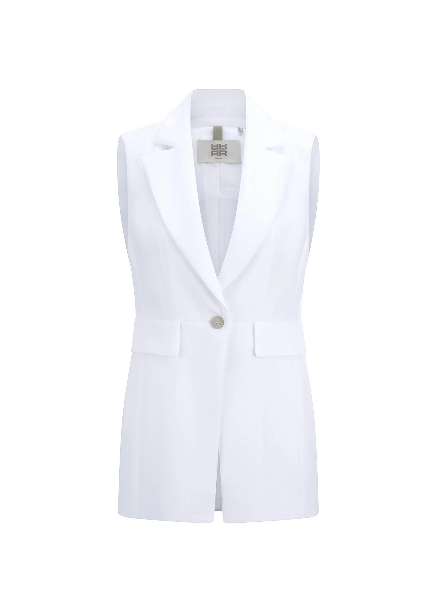 Blazer-Weste aus Viskosemix