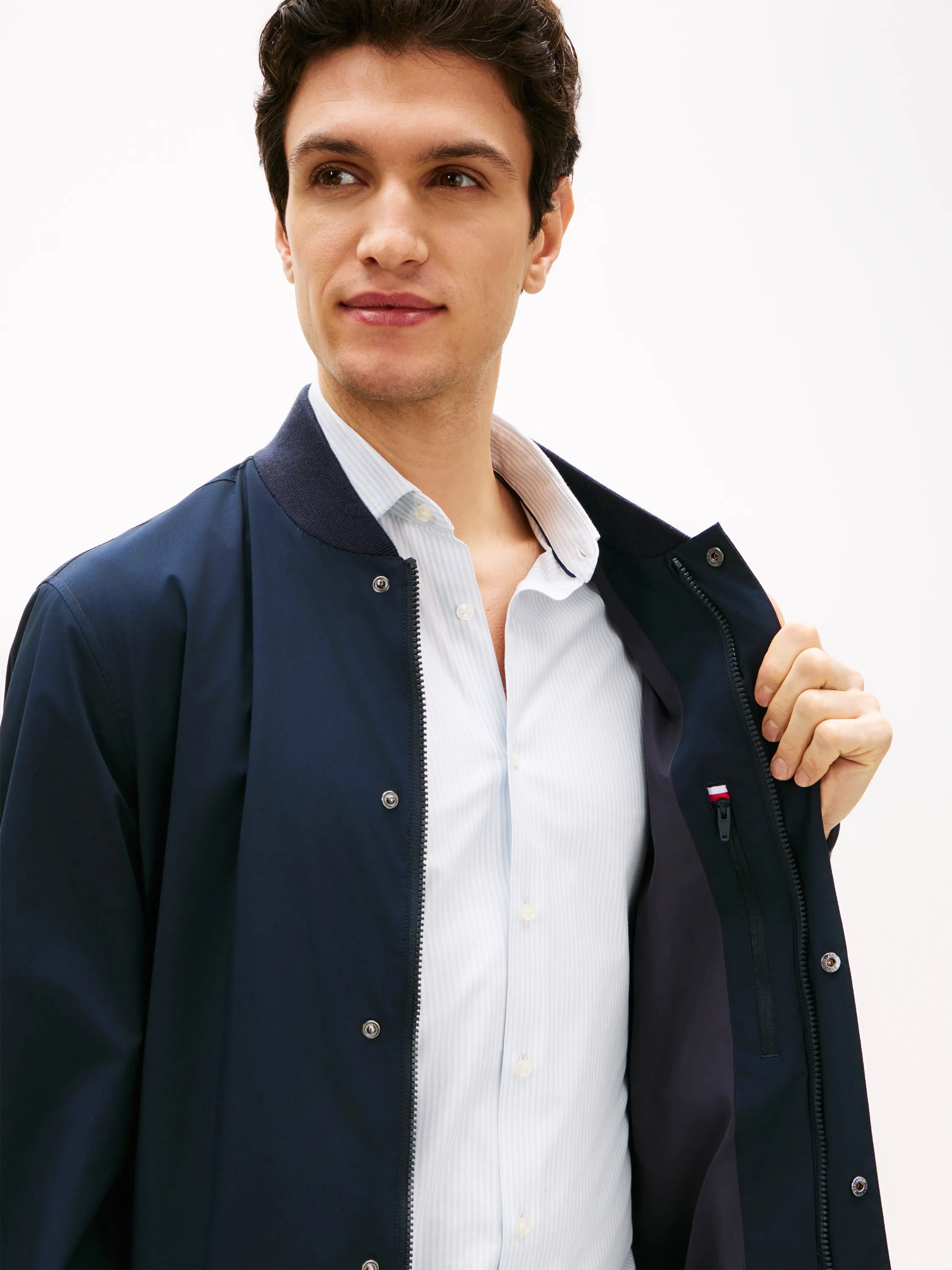 Blouson-Jacke mit Stehkragen