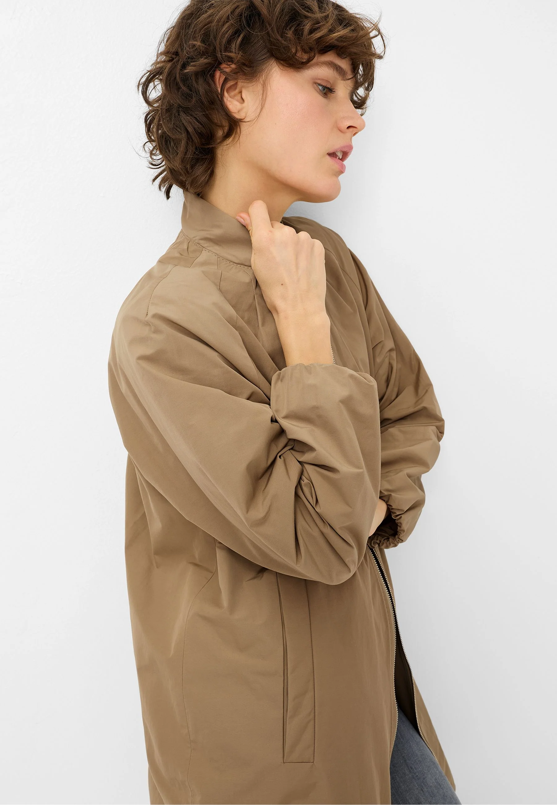 Blouson-Mantel mit Stehkragen - Image 6