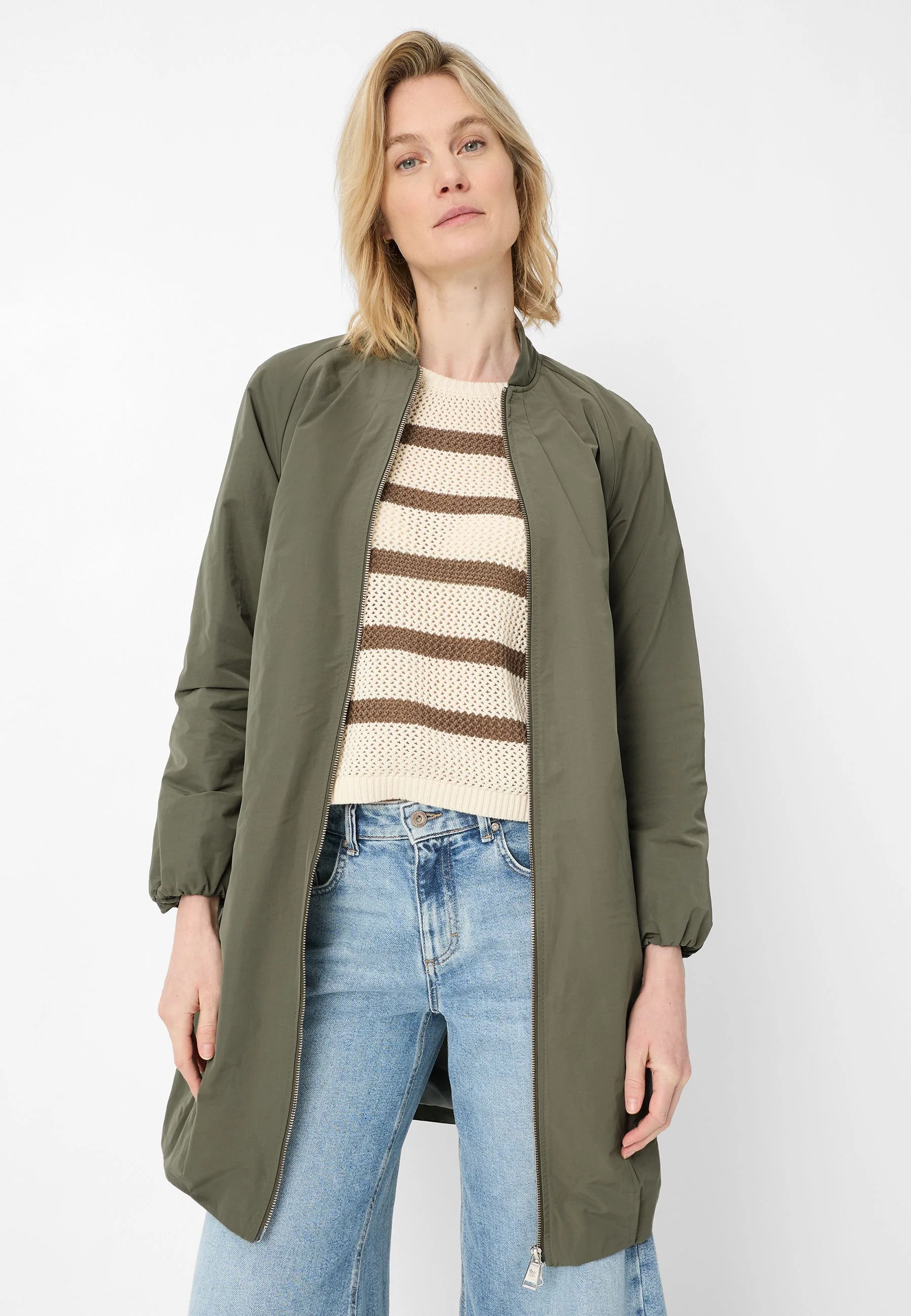Blouson-Mantel mit Stehkragen - Image 3