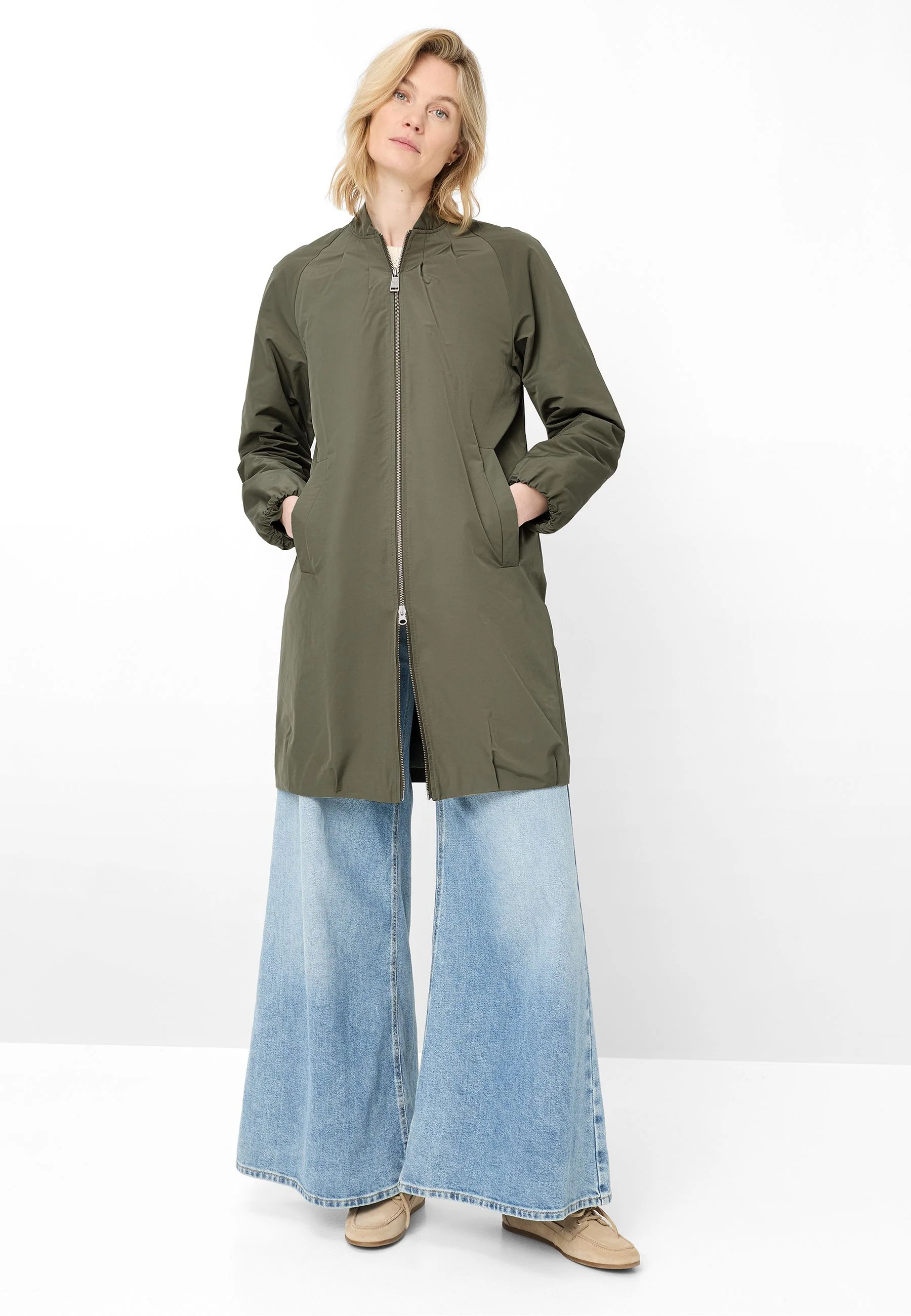 Blouson-Mantel mit Stehkragen - Image 4