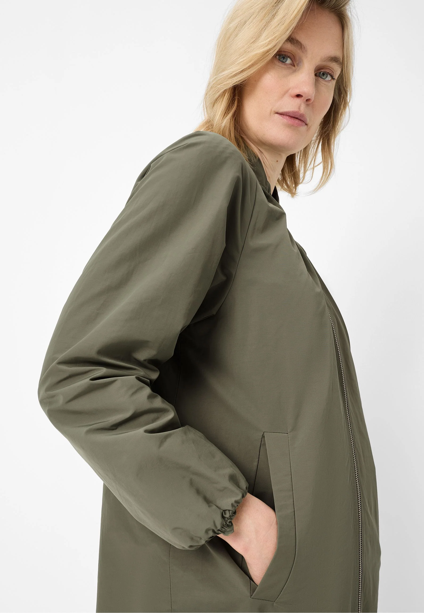 Blouson-Mantel mit Stehkragen - Image 7