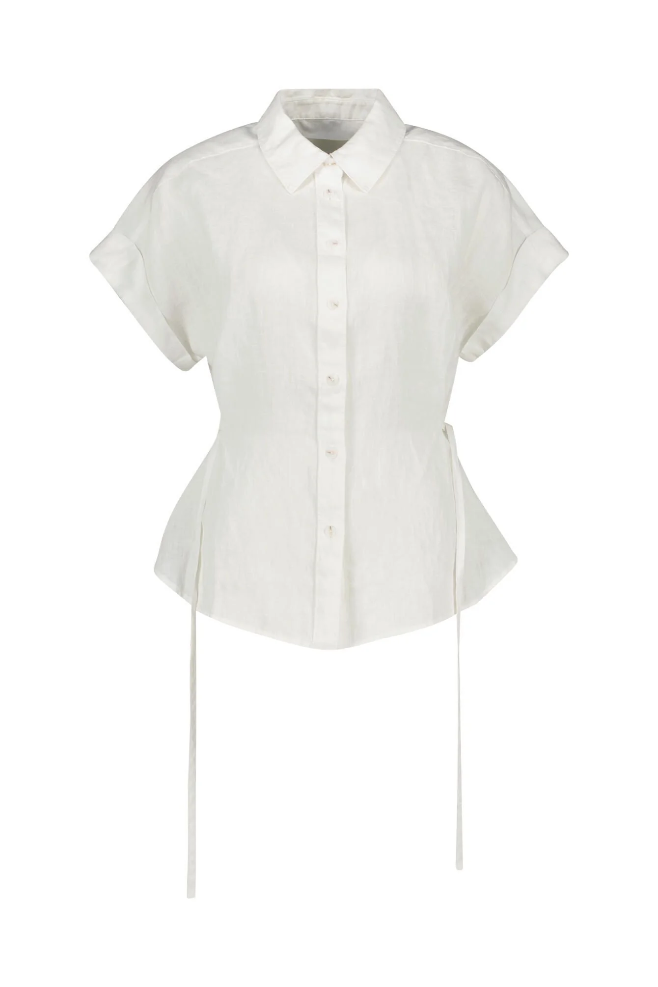 Bluse aus Leinenmix