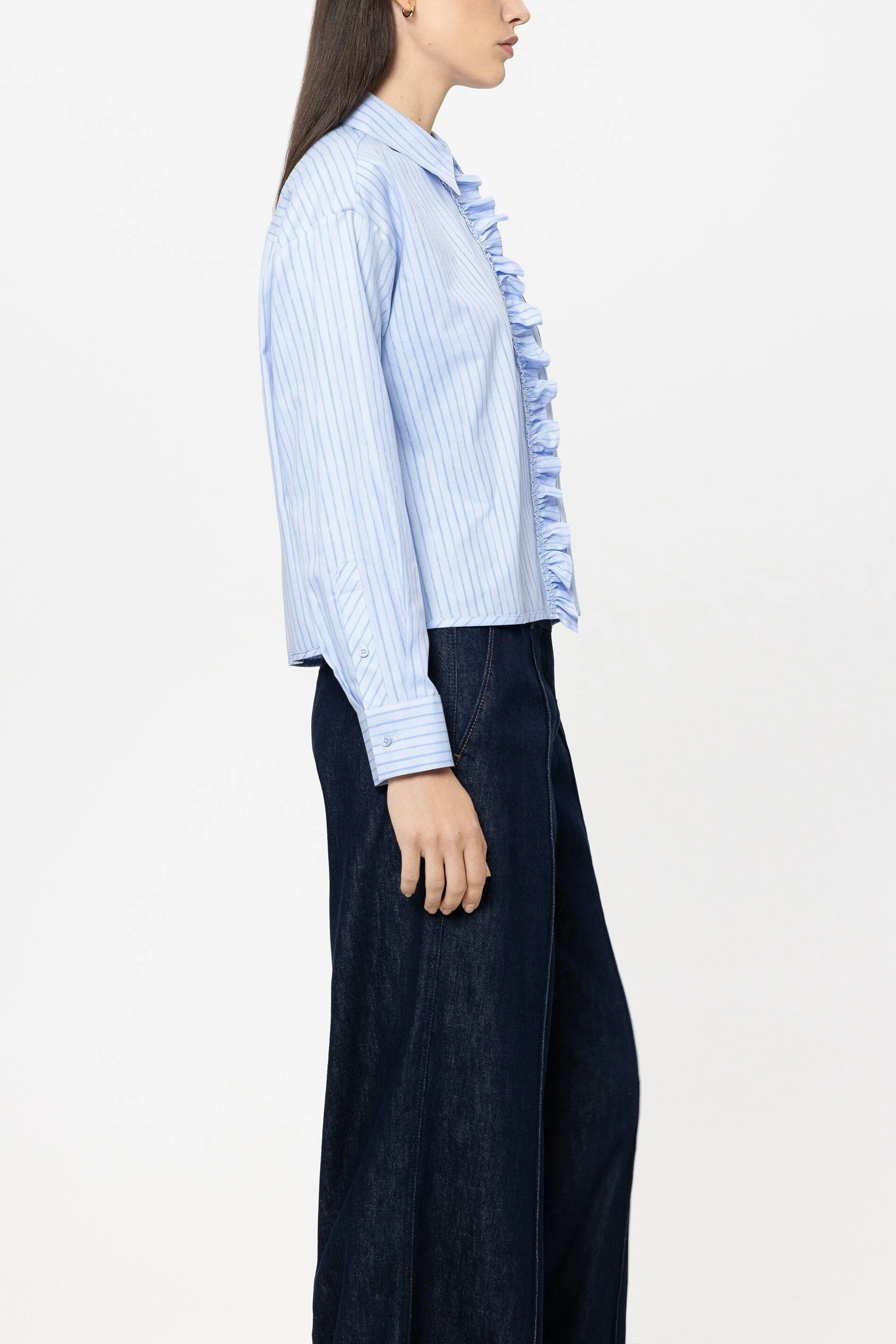 Bluse cropped aus Baumwolle - Image 2