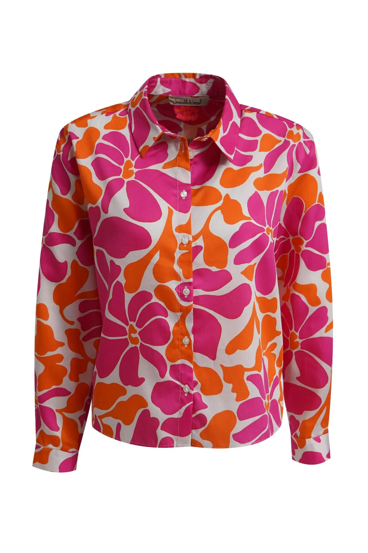 Bluse floral aus Baumwolle - Image 2