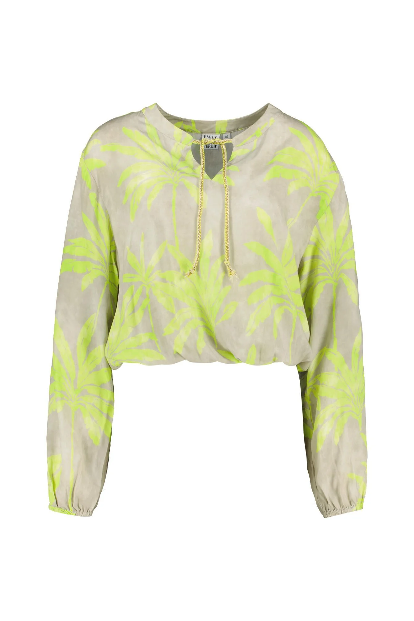 Bluse floral aus Viskose