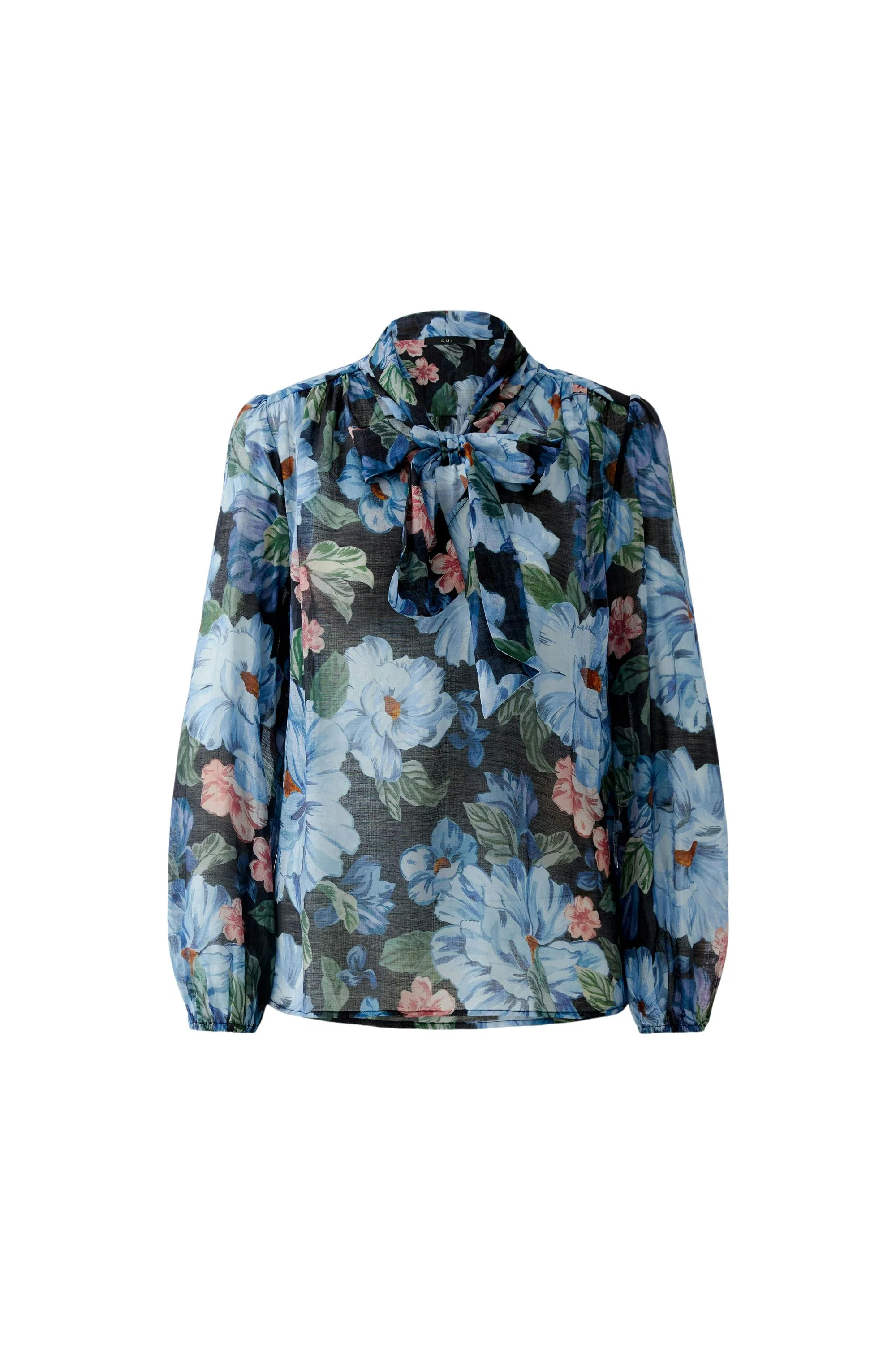 Bluse floral aus Viskosemix