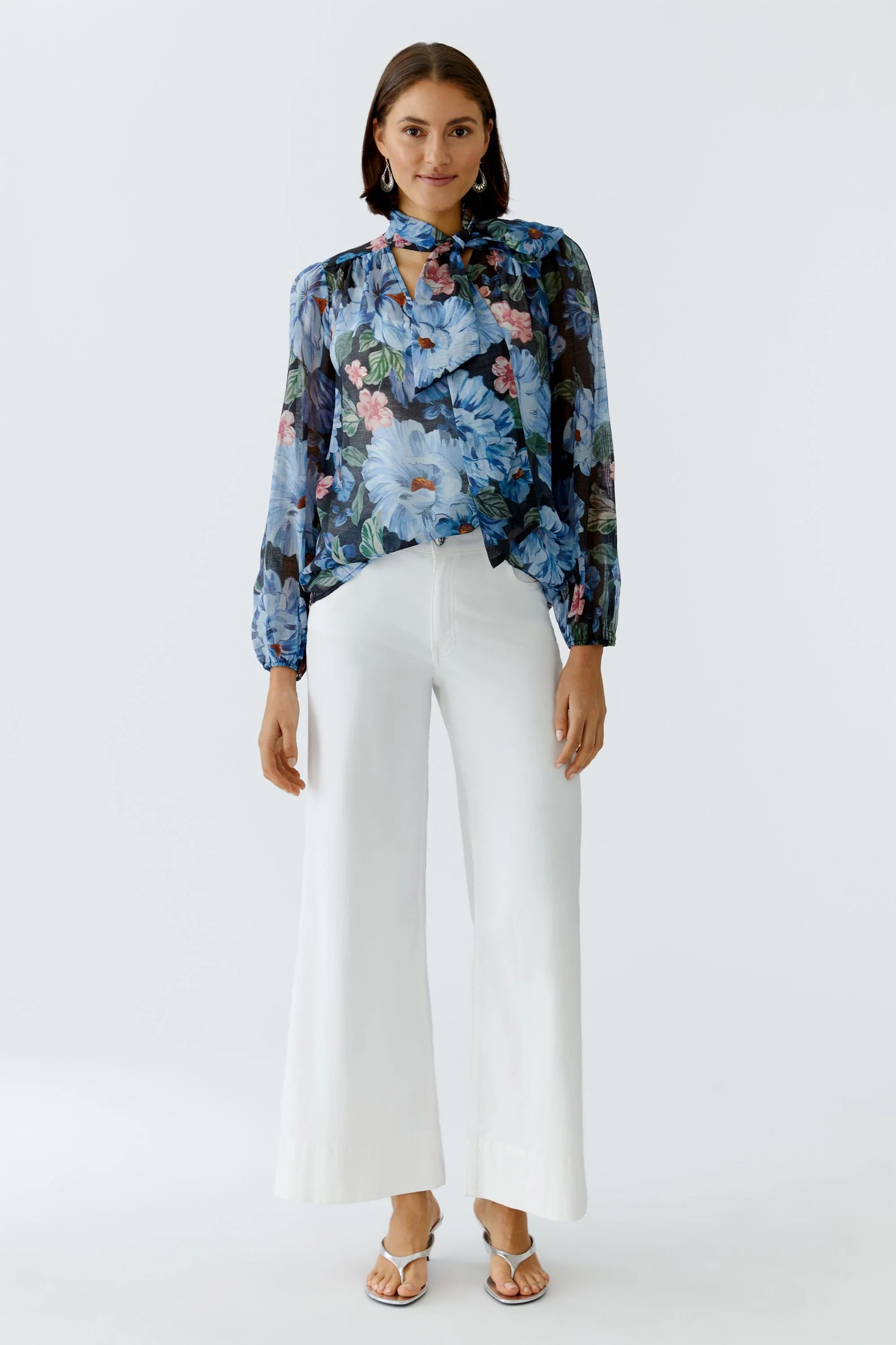 Bluse floral aus Viskosemix - Image 4