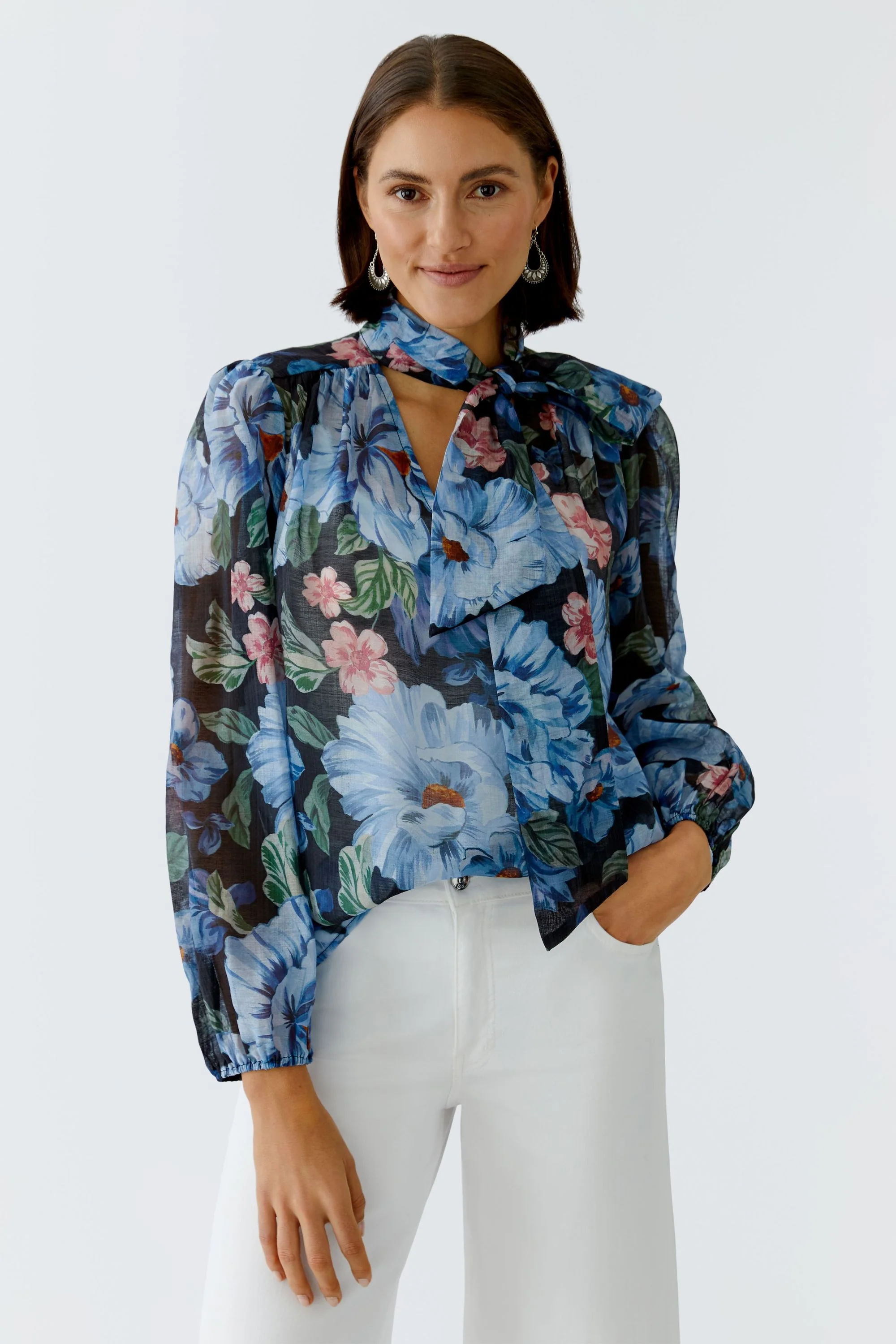 Bluse floral aus Viskosemix - Image 5