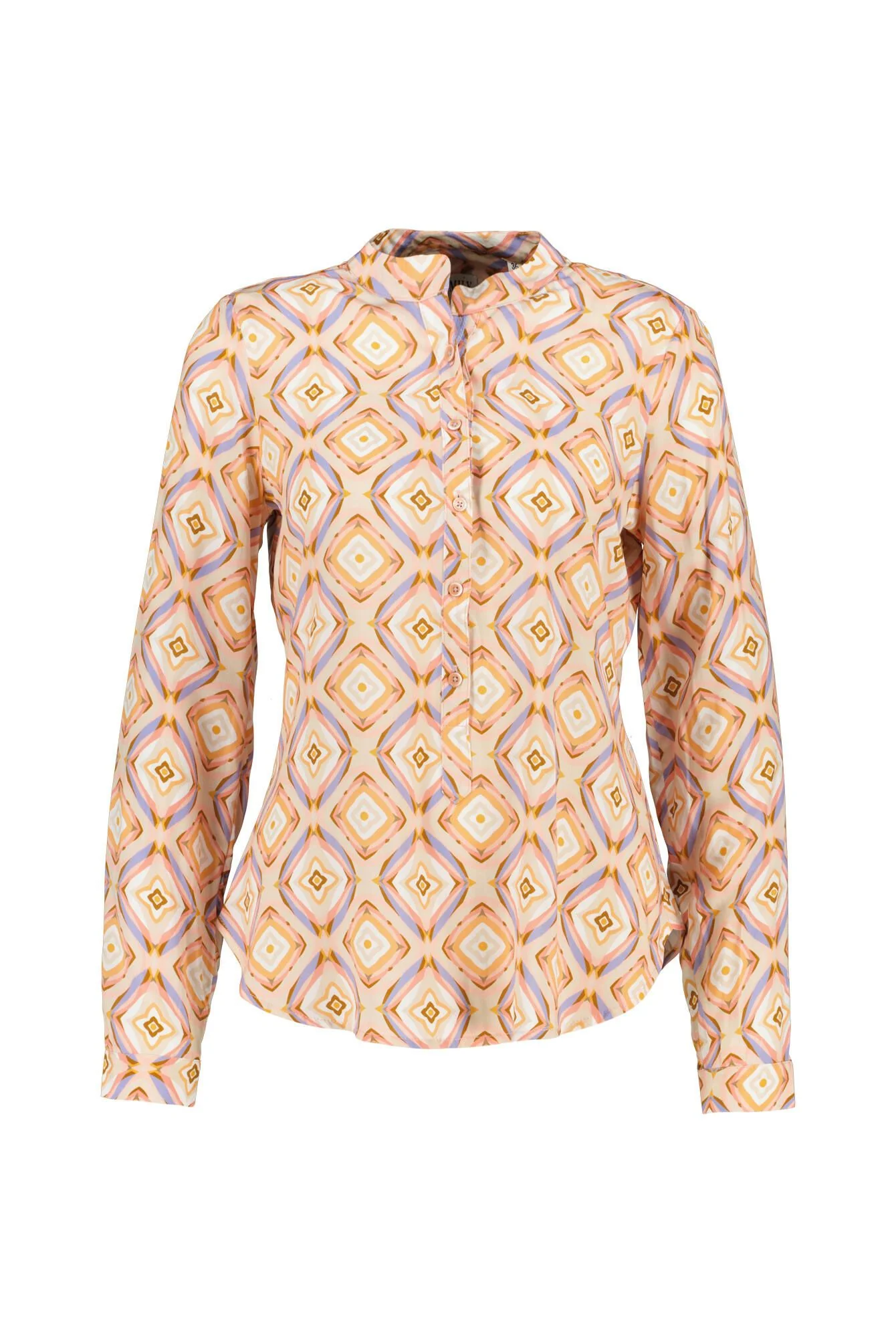 Bluse gemustert aus Viskose