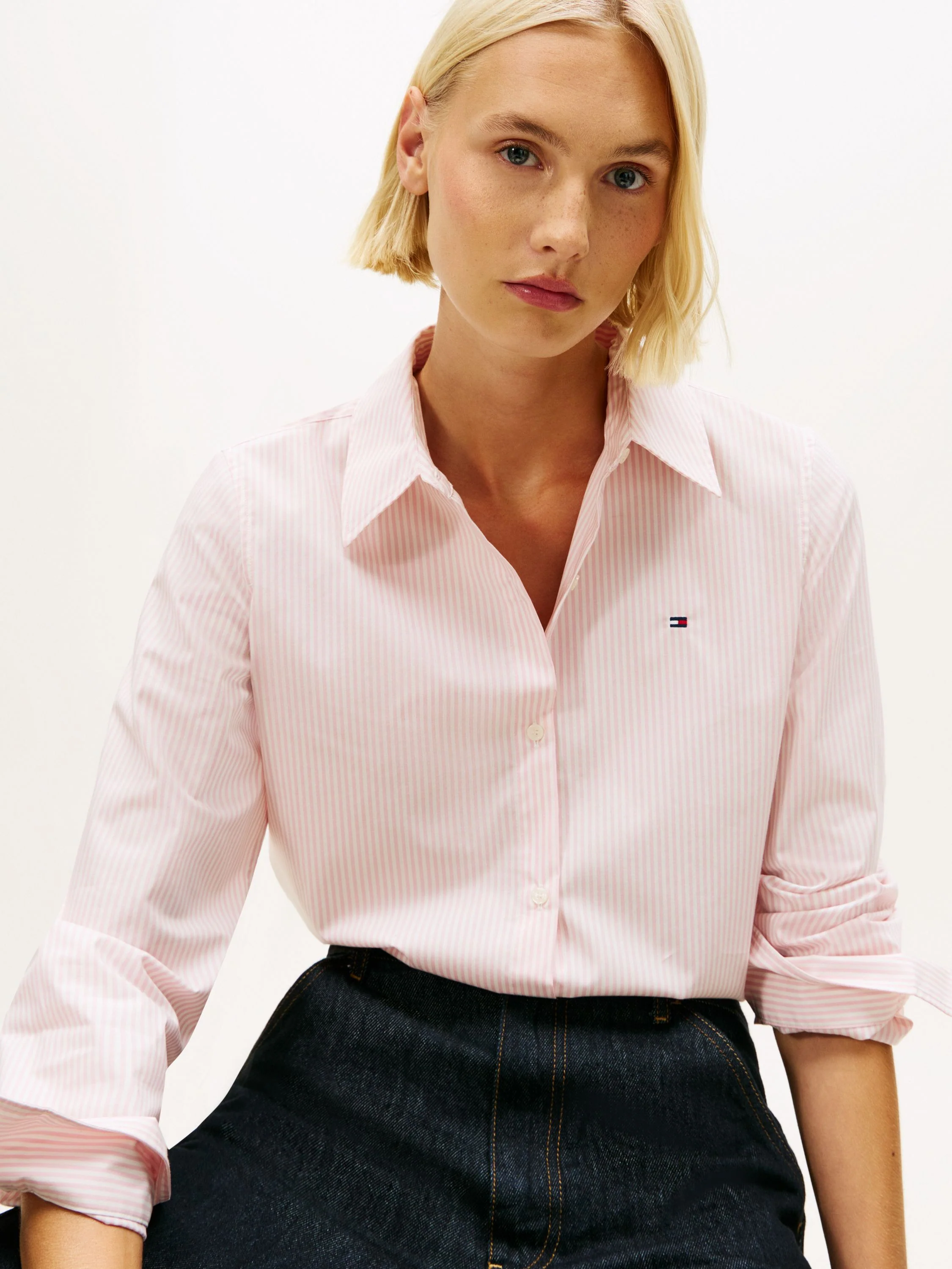 Bluse gestreift aus Baumwolle - Image 5