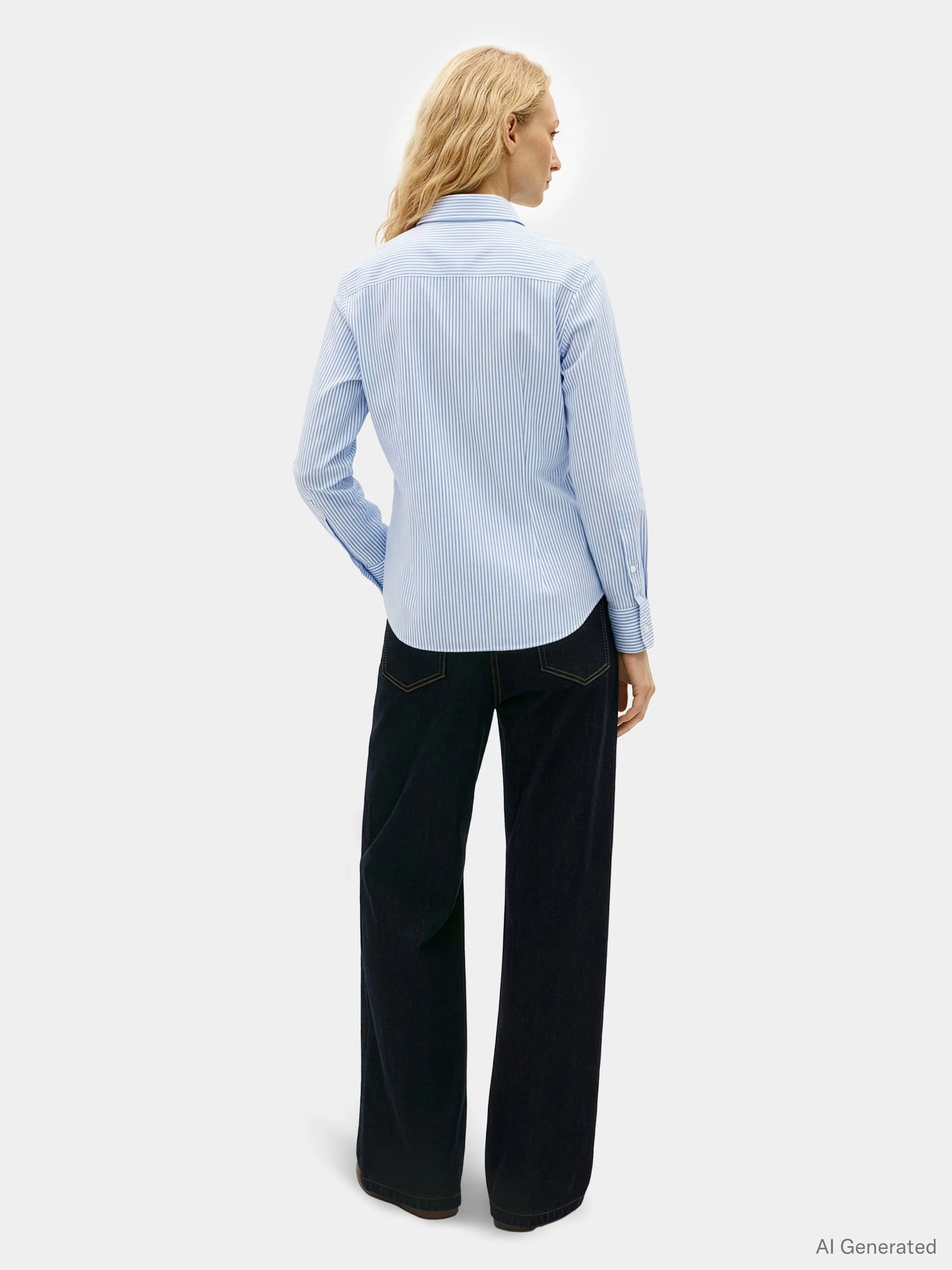 Bluse gestreift aus Baumwolle - Image 2
