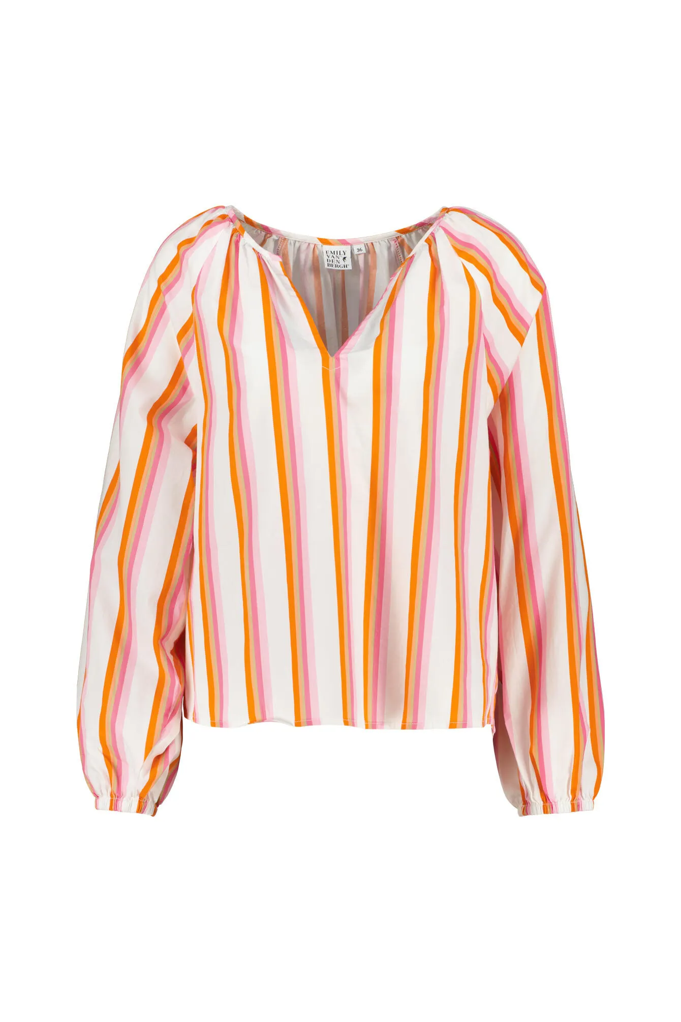 Bluse gestreift aus Baumwolle