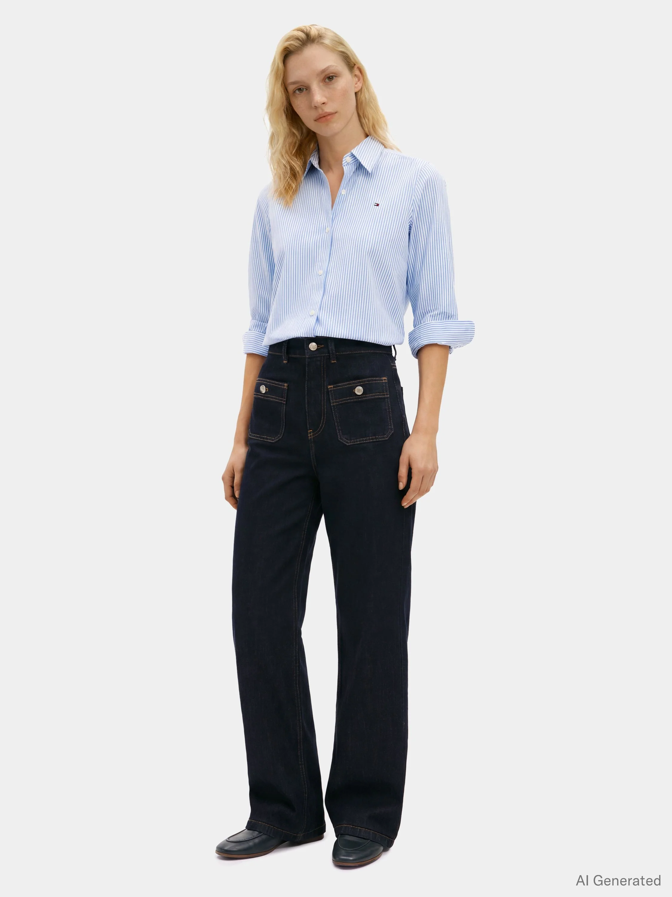 Bluse gestreift aus Baumwolle - Image 5