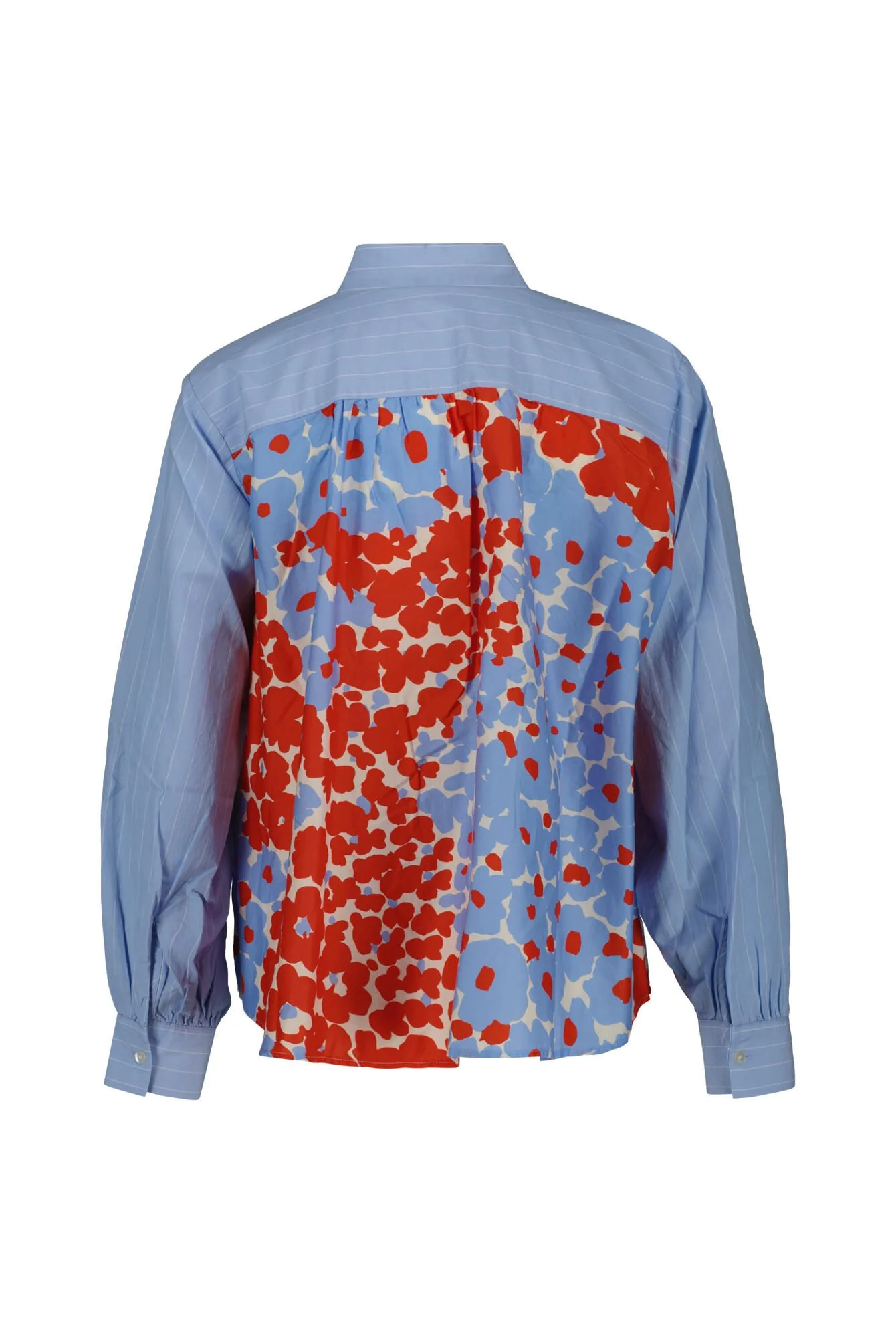 Bluse gestreift mit Backprint - Image 2