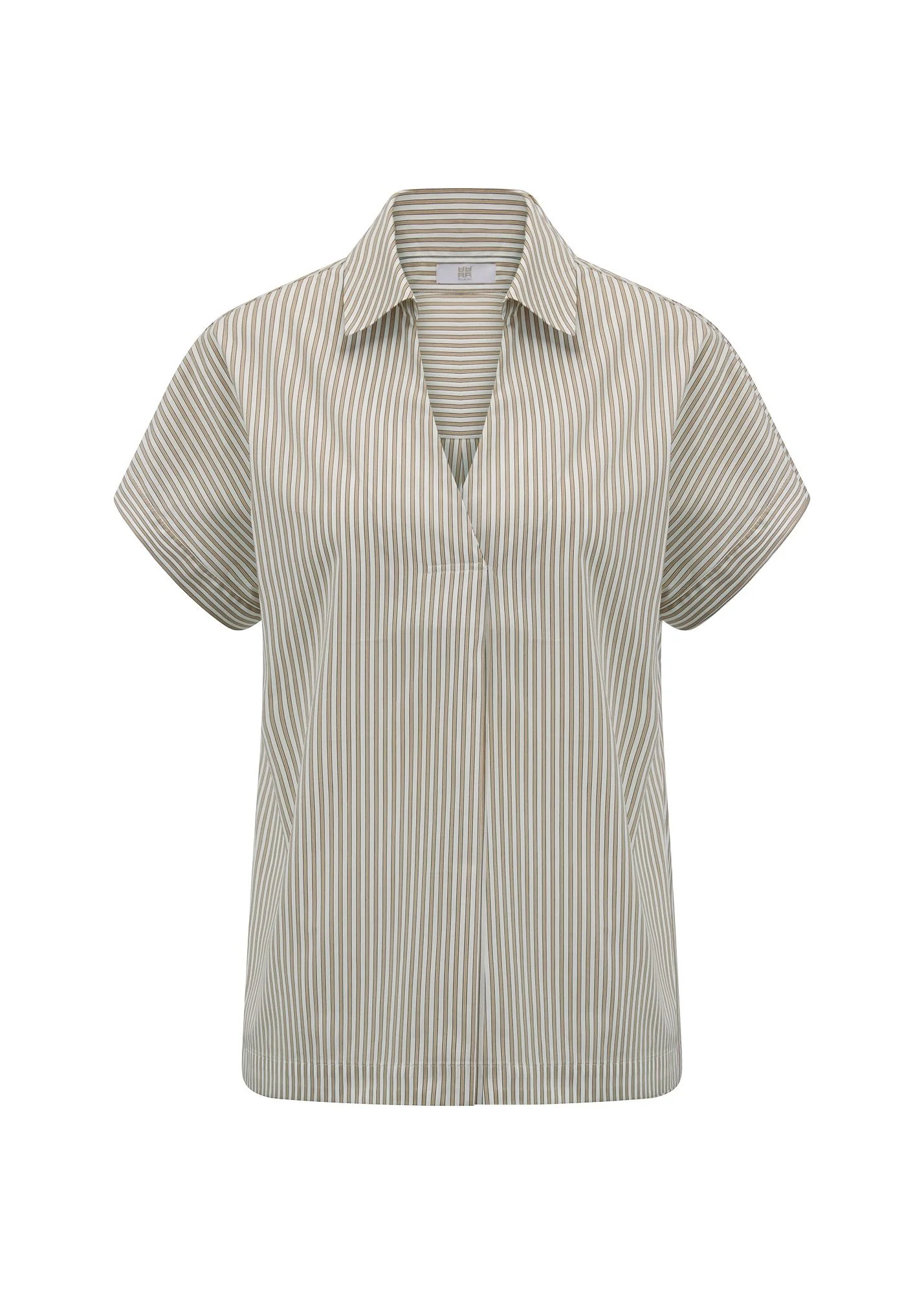 Bluse gestreift mit V-Ausschnitt