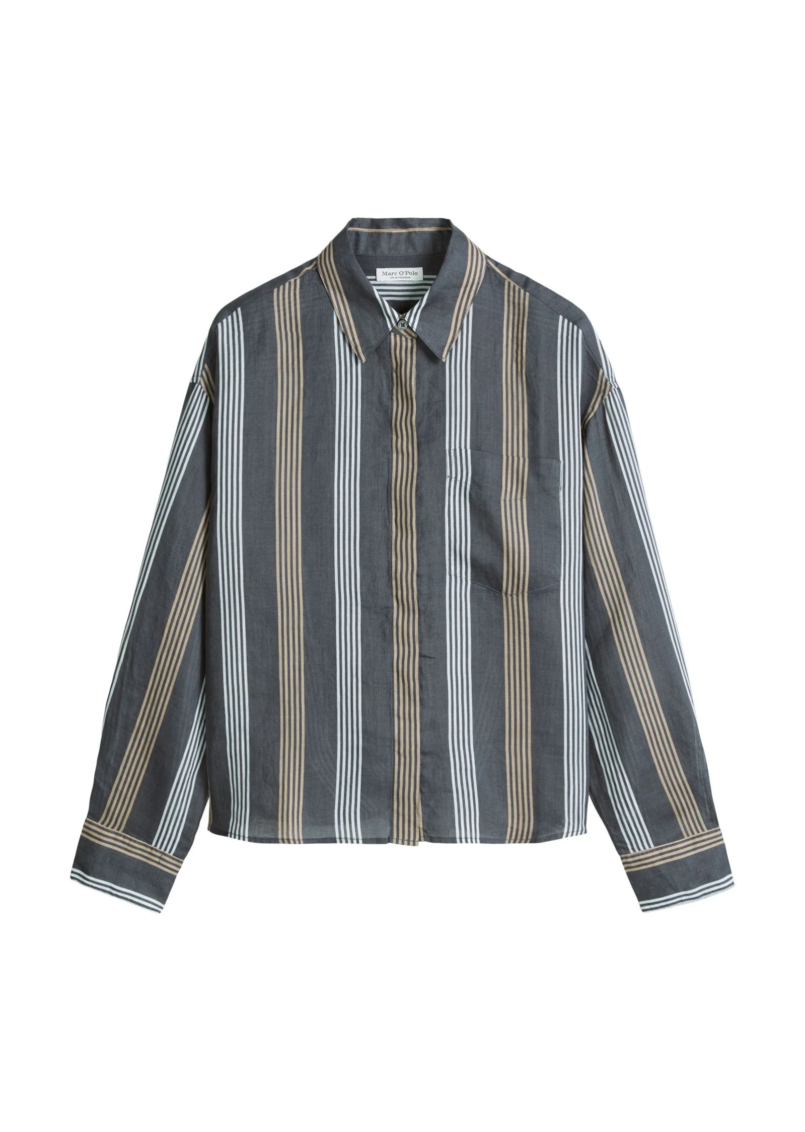 Bluse gestreift Regular Fit