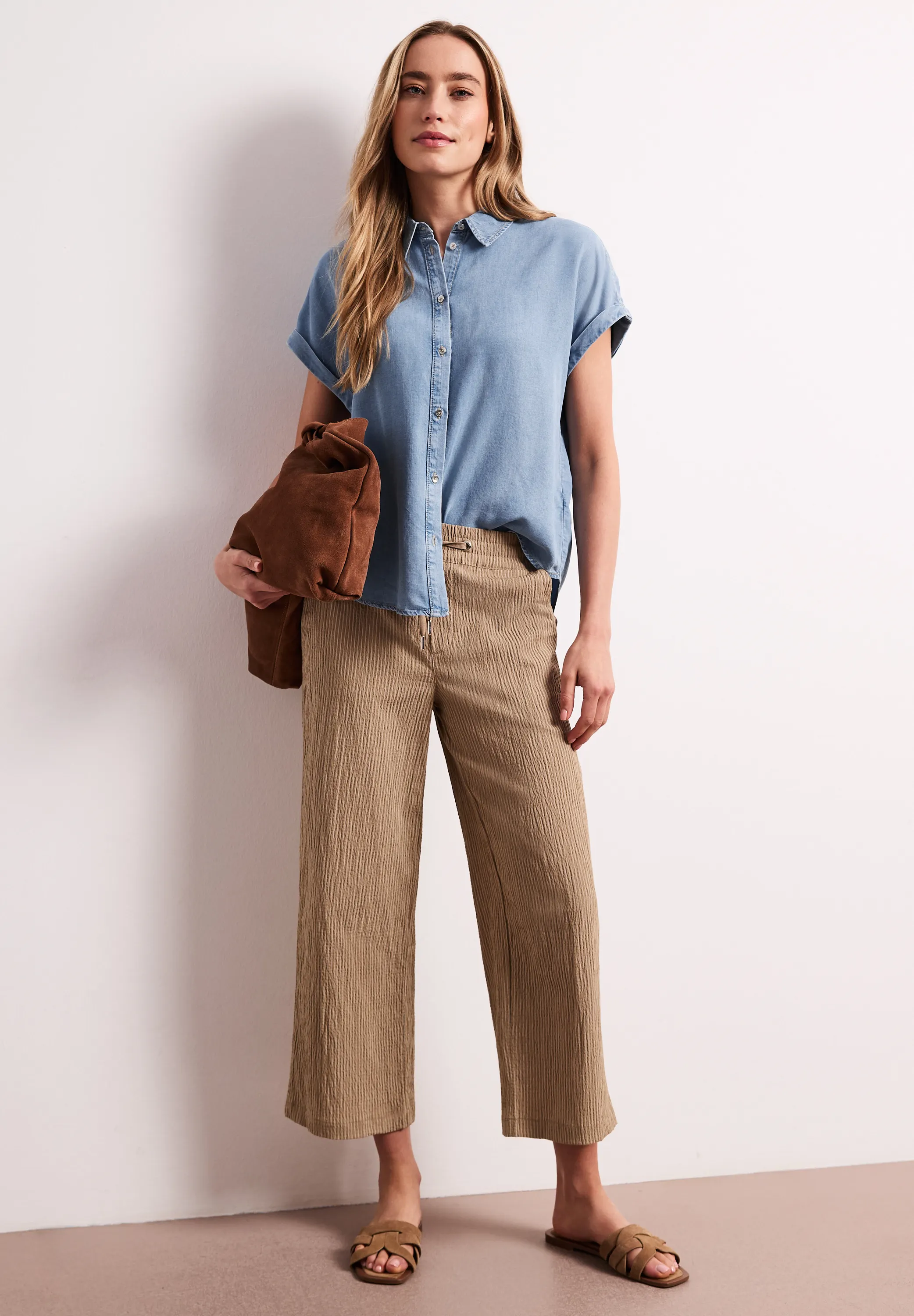 Bluse im Denim-Look - Image 4
