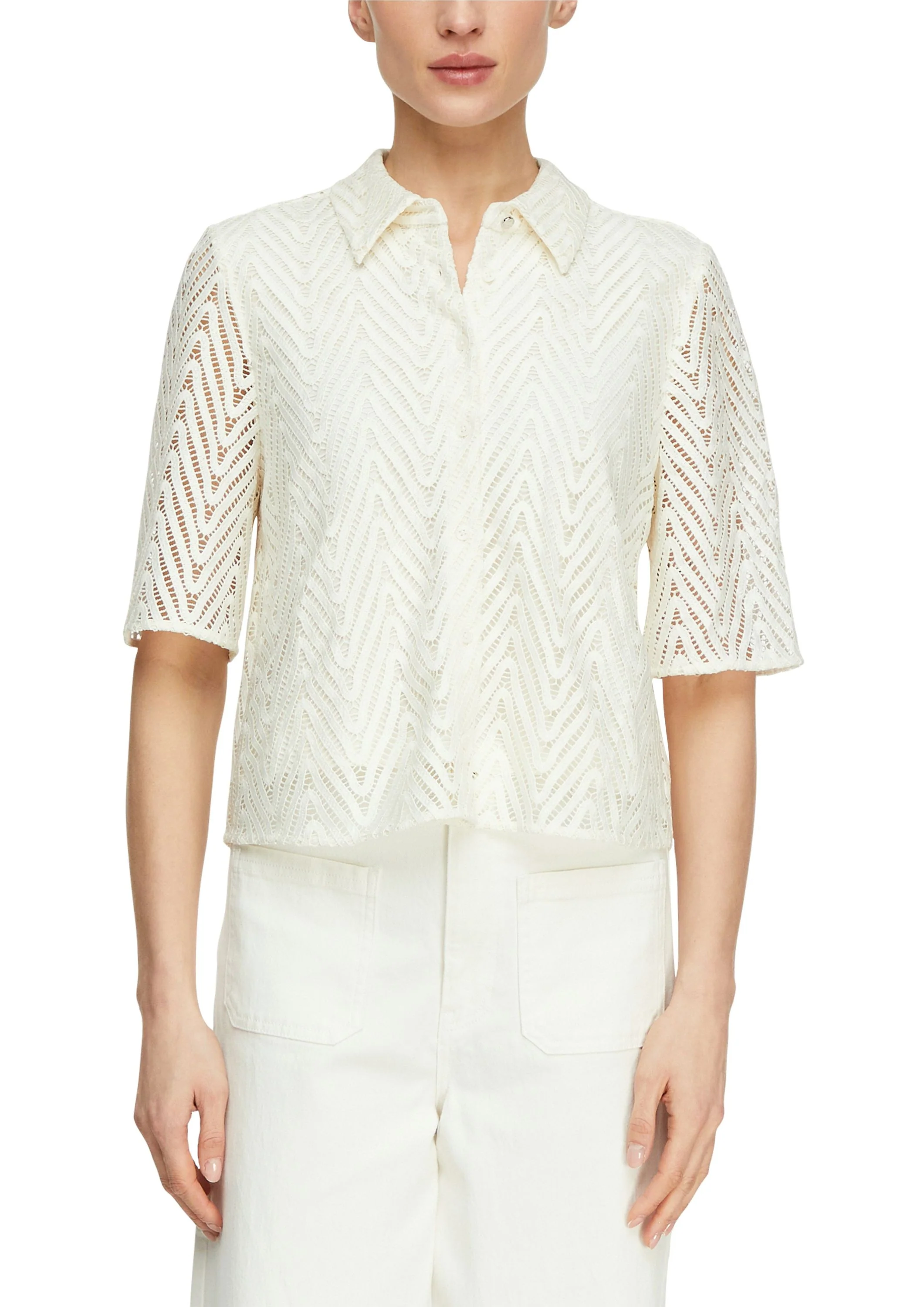 Bluse mit Spitze - Image 3