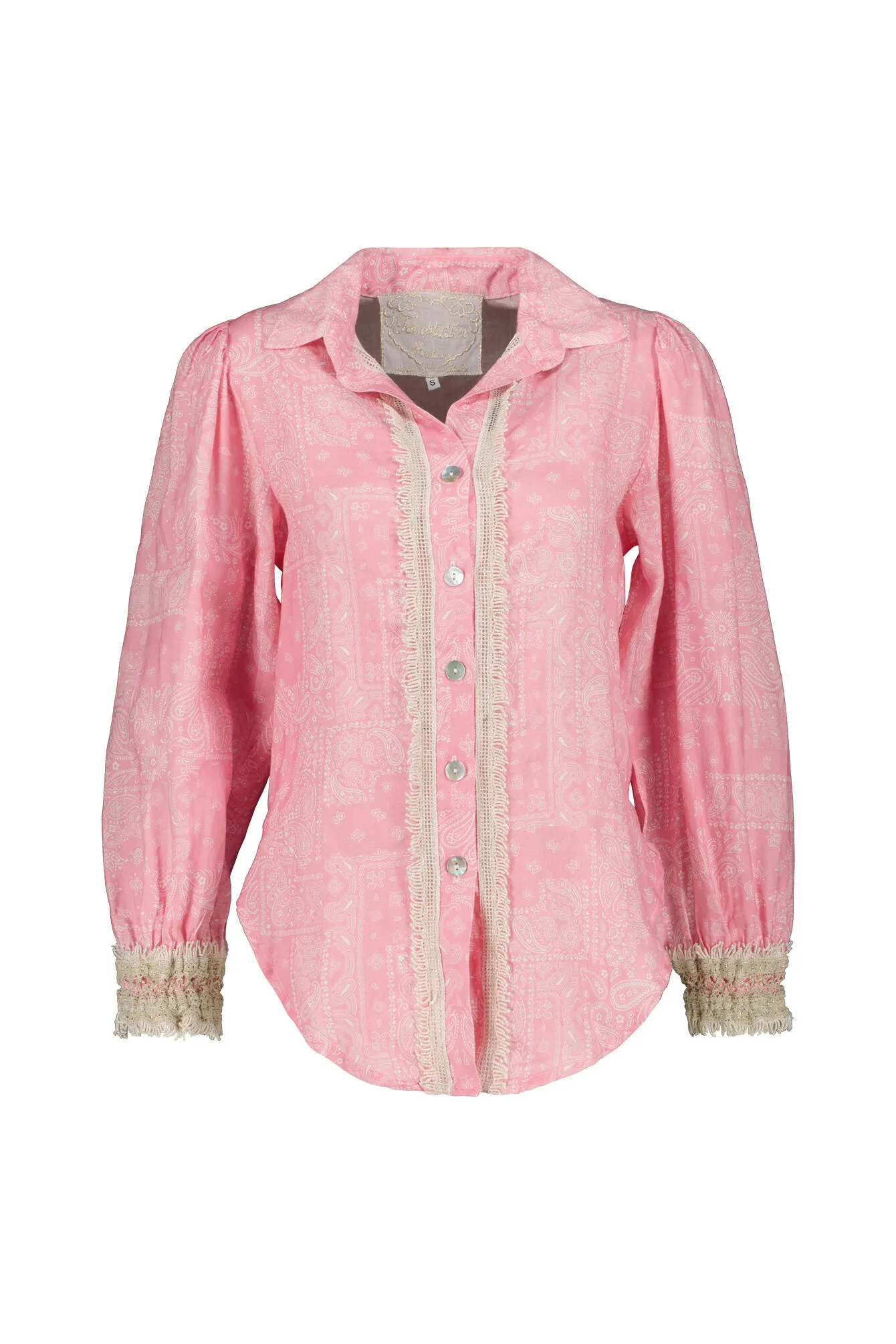 Bluse NOCELLE aus Leinen
