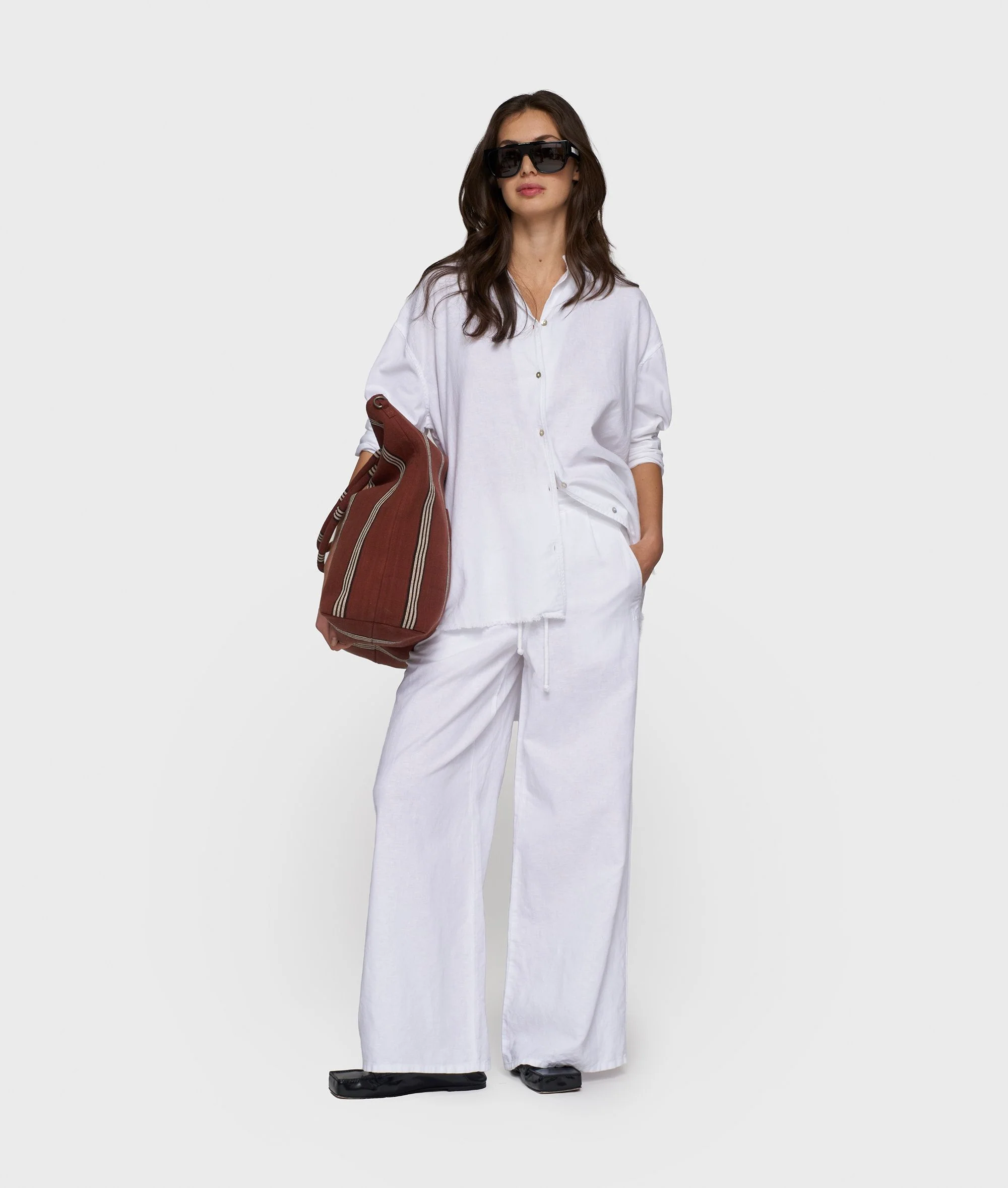 Bluse Oversized Fit aus Leinenmix - Image 5